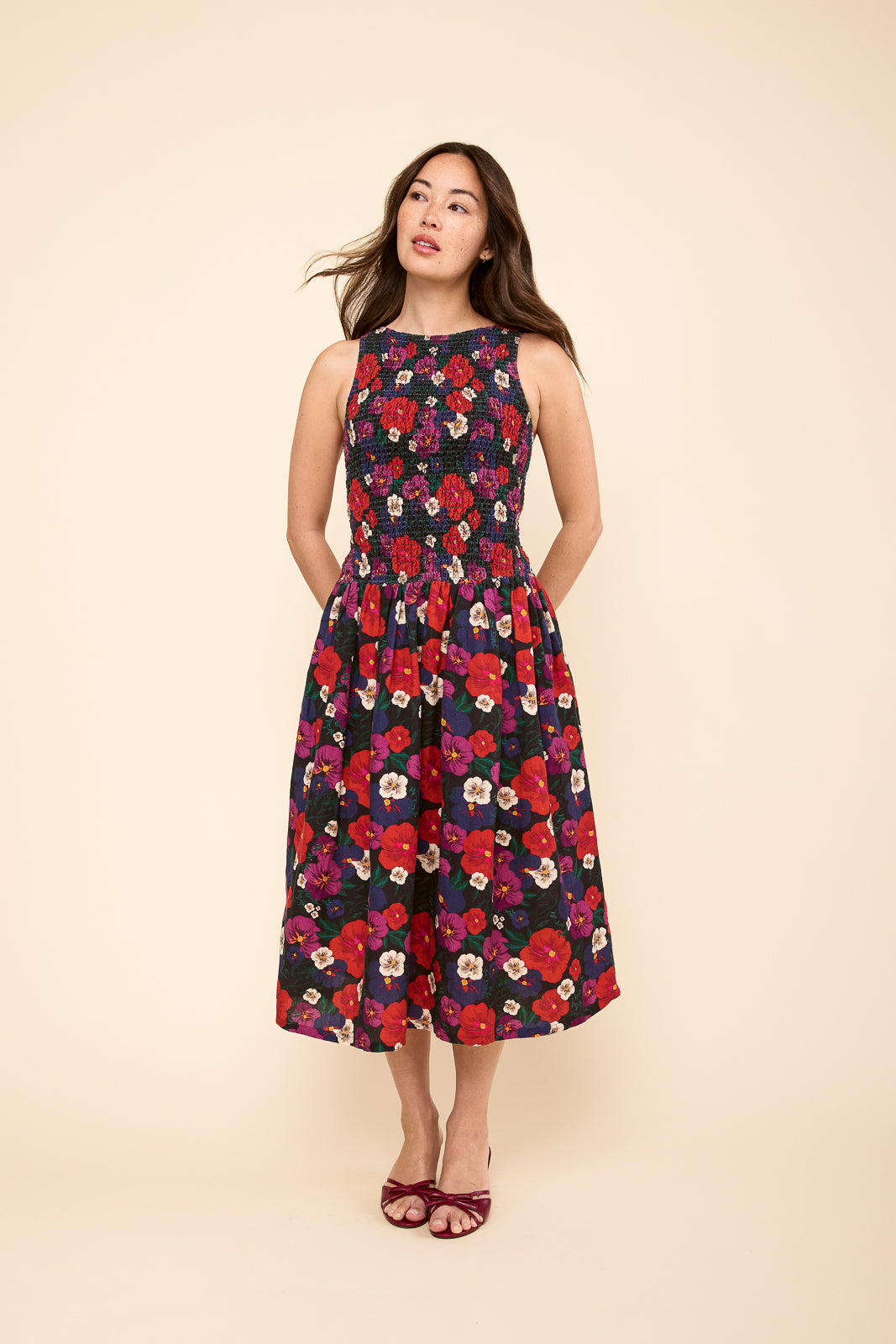 Maeve Dress in Pansy L