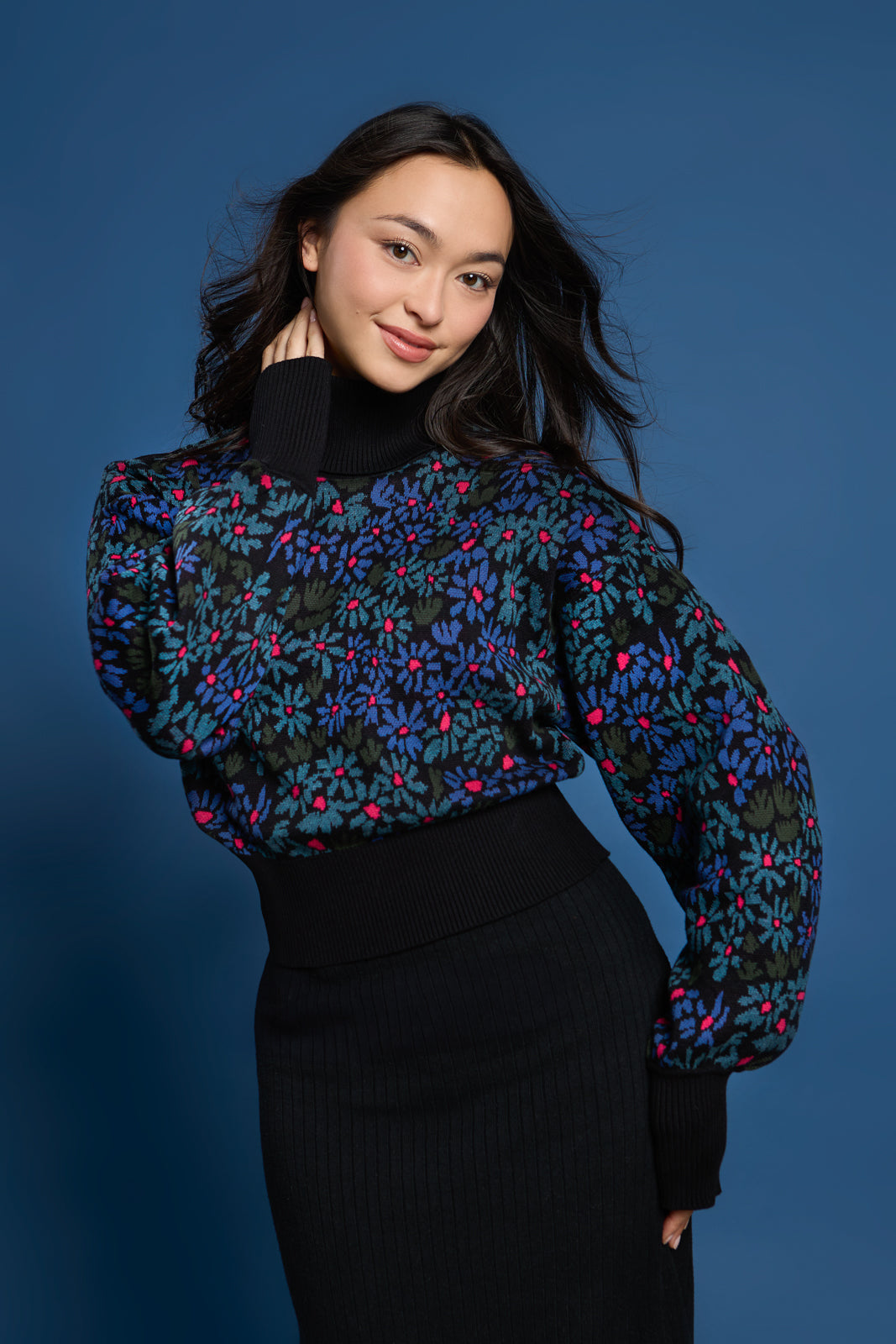 Alex Sweater in Hazy Daisy