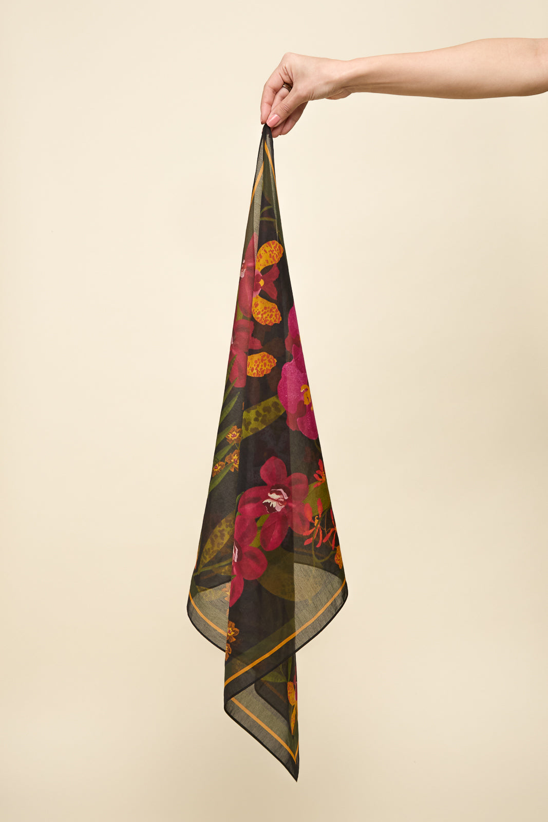 Orchid Silk Scarf