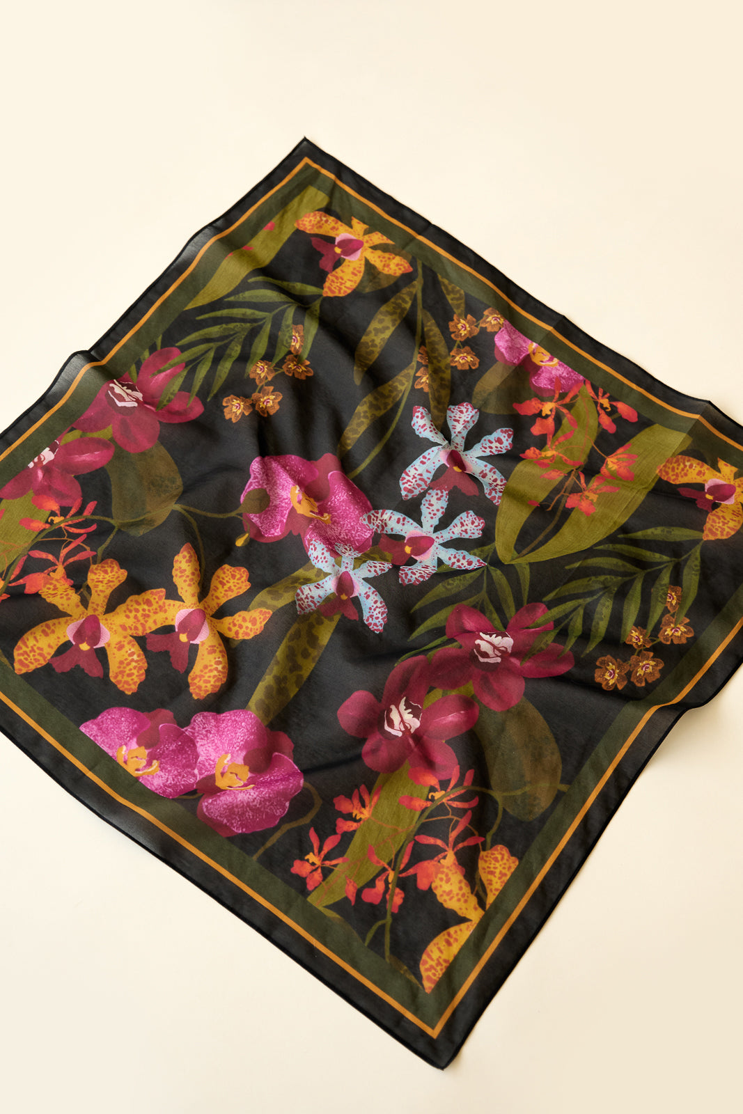 Orchid Silk Scarf