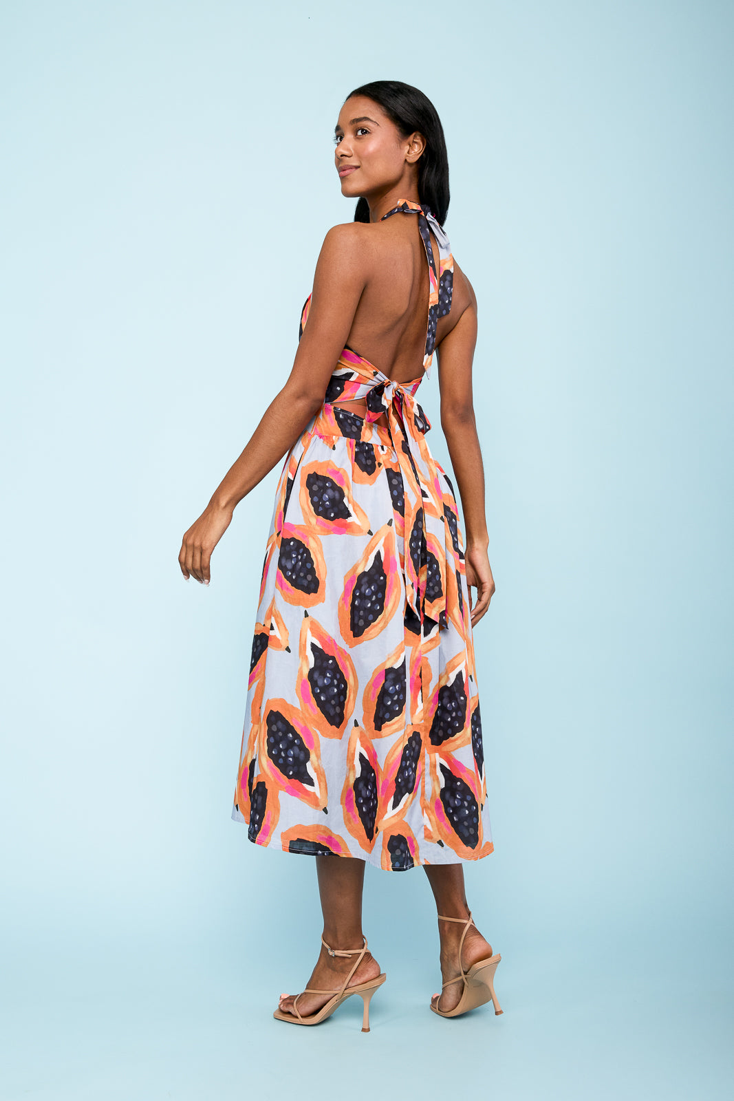 Maya Dress in Papaya