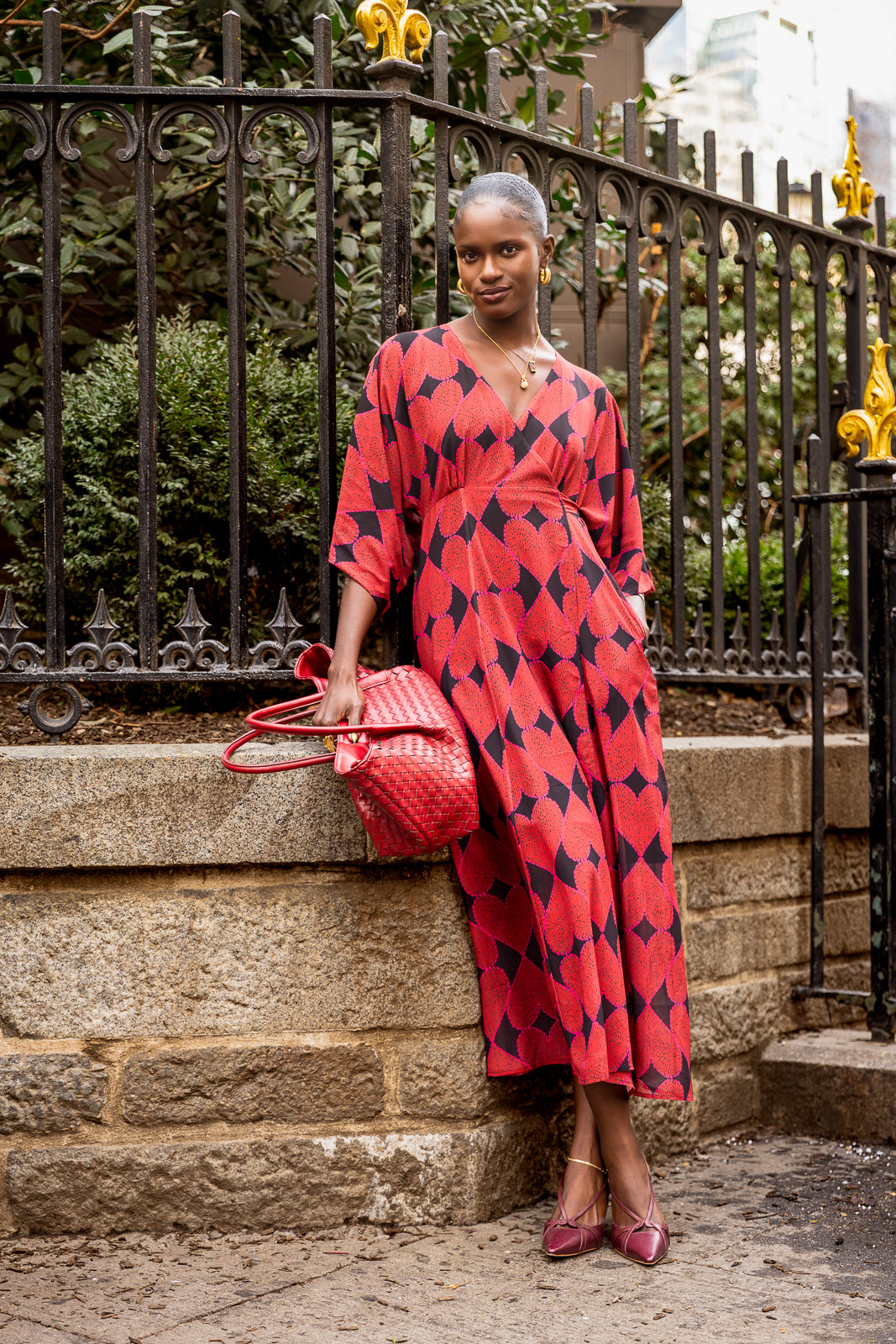 Maxi Dress in Heart L Maxi Dress in Heart L