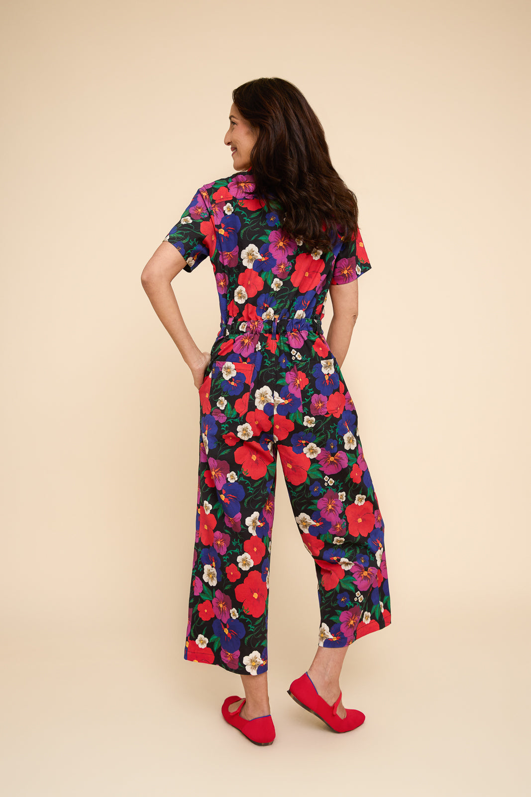 Quincy Jumpsuit in Pansy