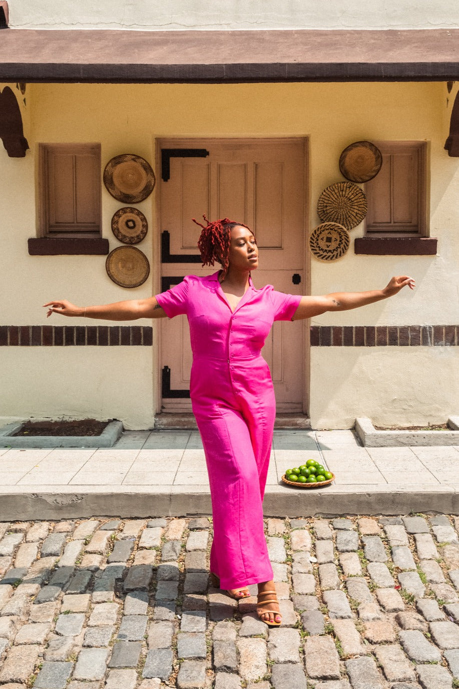 Pitaya Linen Jumpsuit