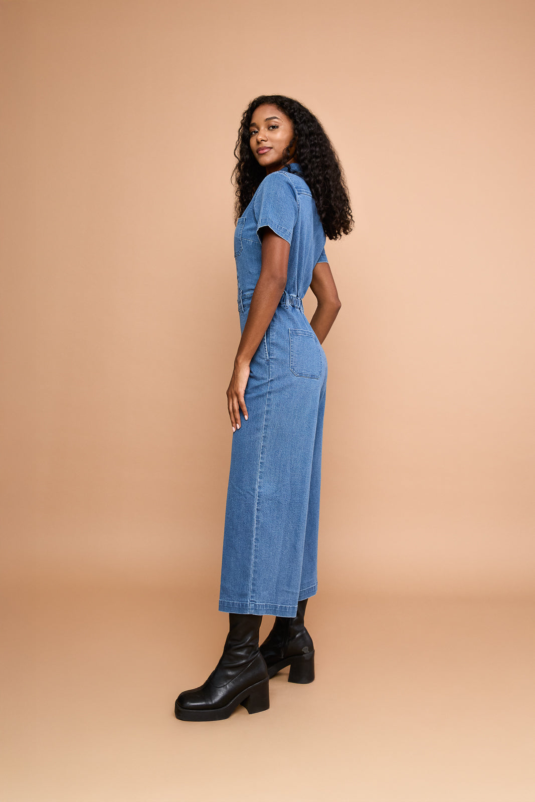 Quincy Jumpsuit in Denim