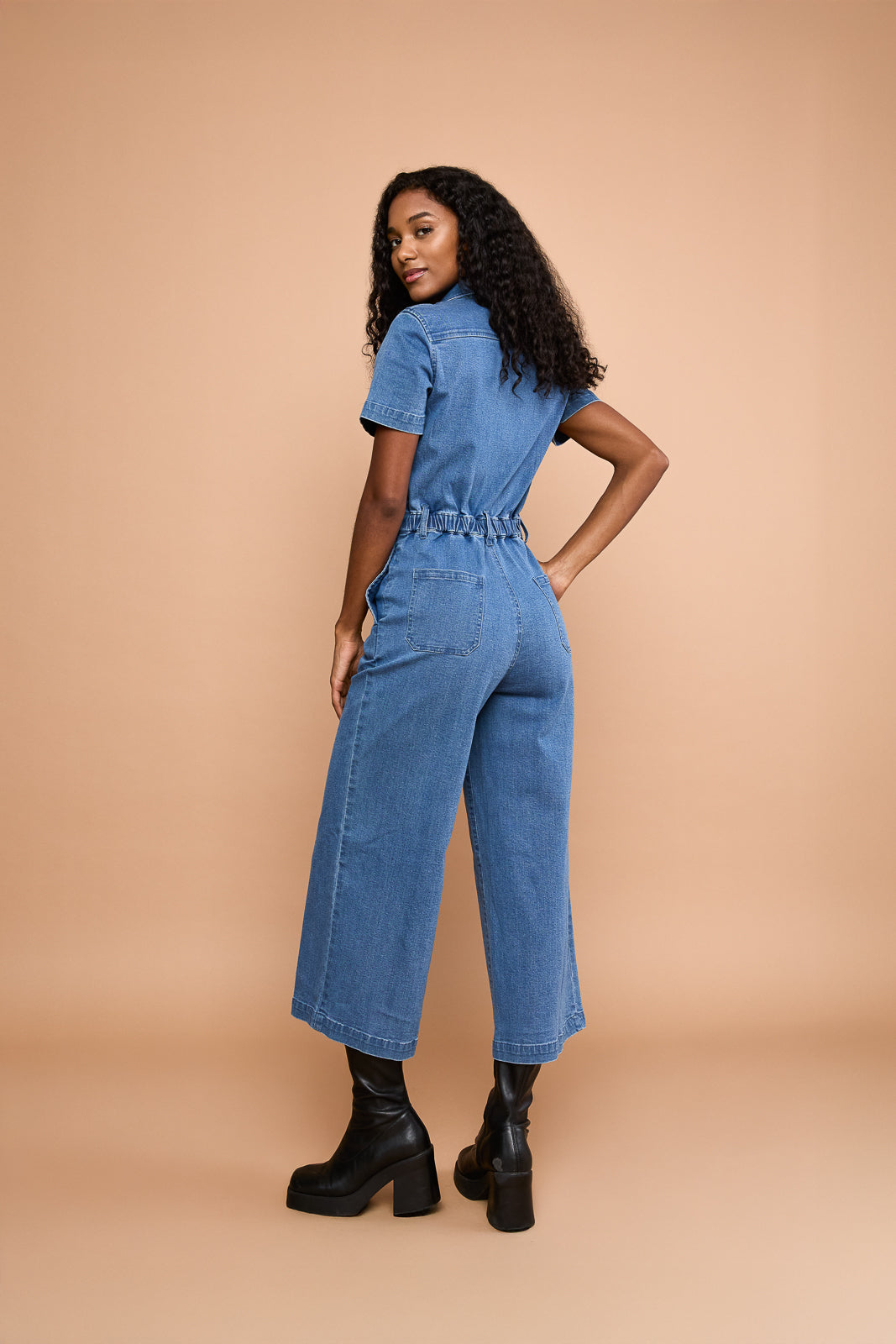 Quincy Jumpsuit in Denim