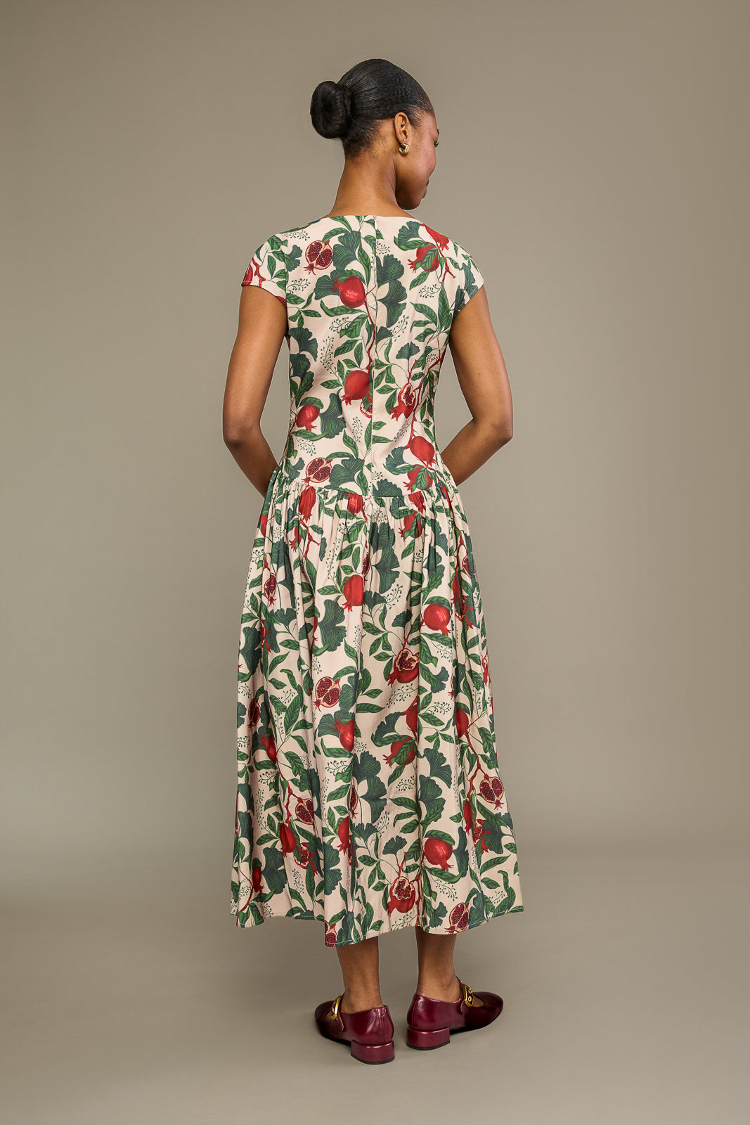 Sherry Dress in Pomegranate