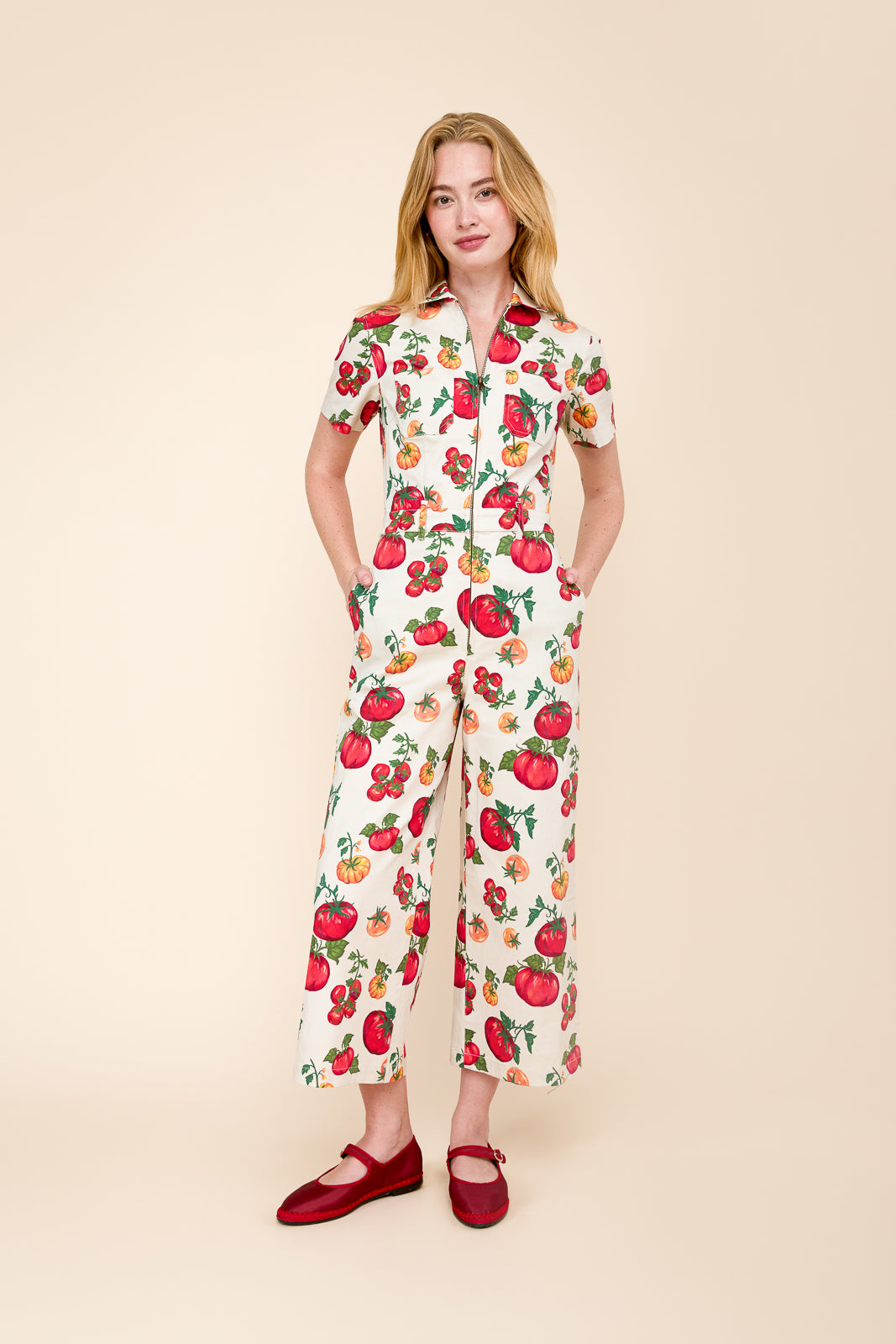 Quincy Jumpsuit in Pomodoro | Mixed by Nasrin