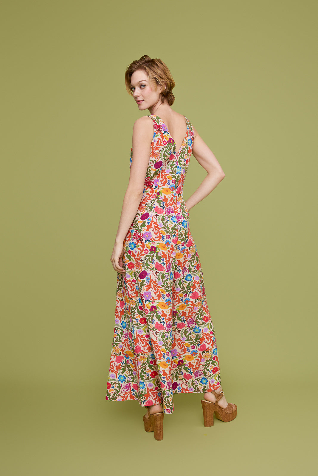 Solea Wide Leg Linen Jumpsuit (Final Sale)