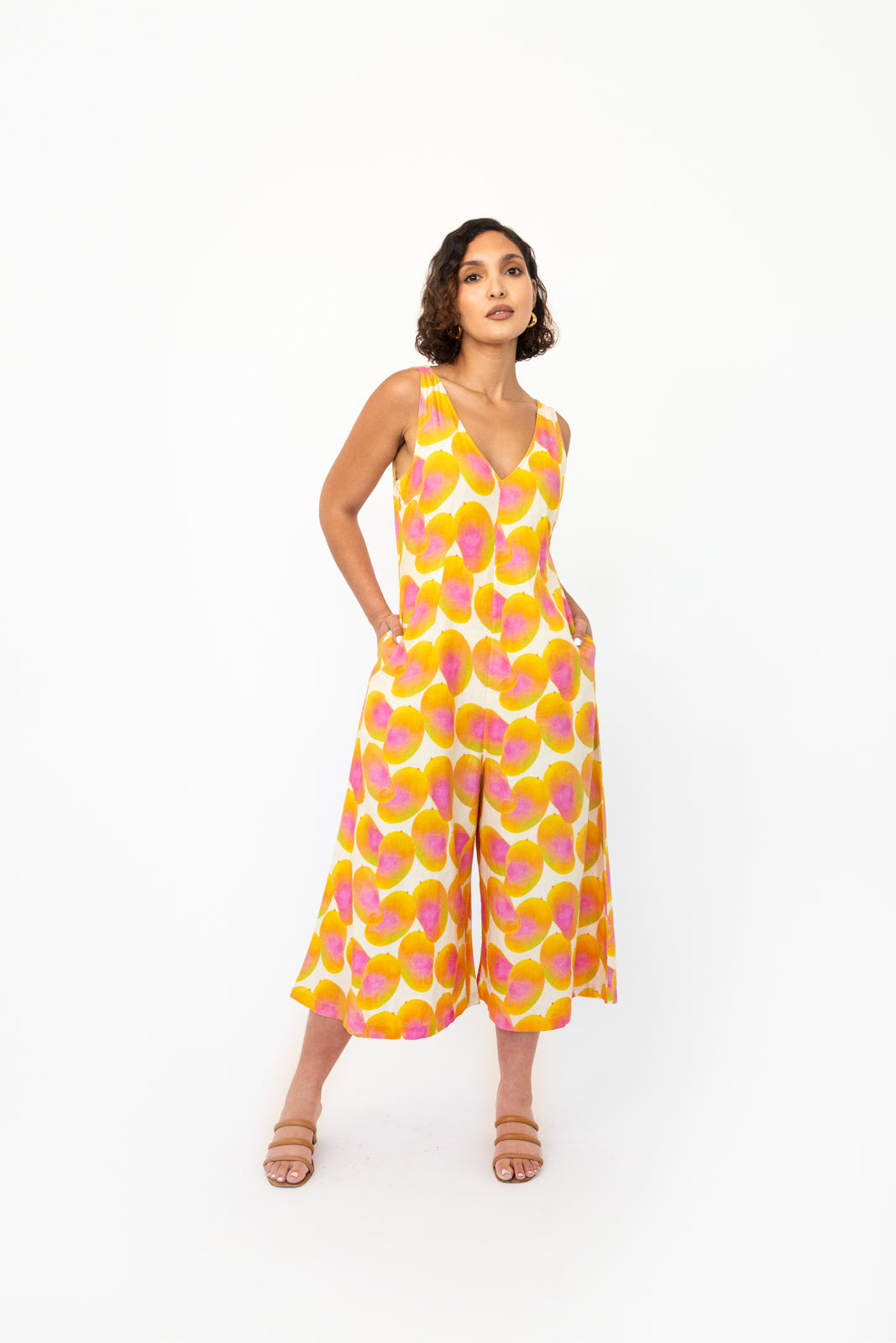 Blush Mango Wide Leg Jumpsuit