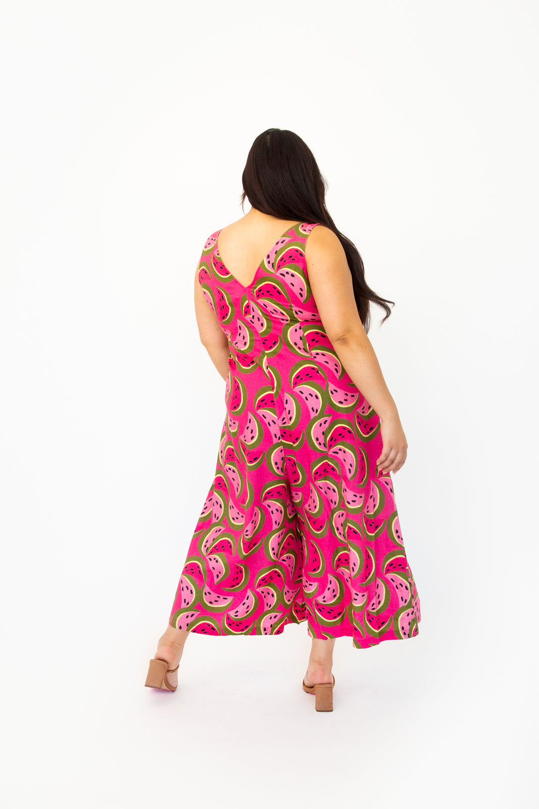Watermelon Wide Leg Jumpsuit