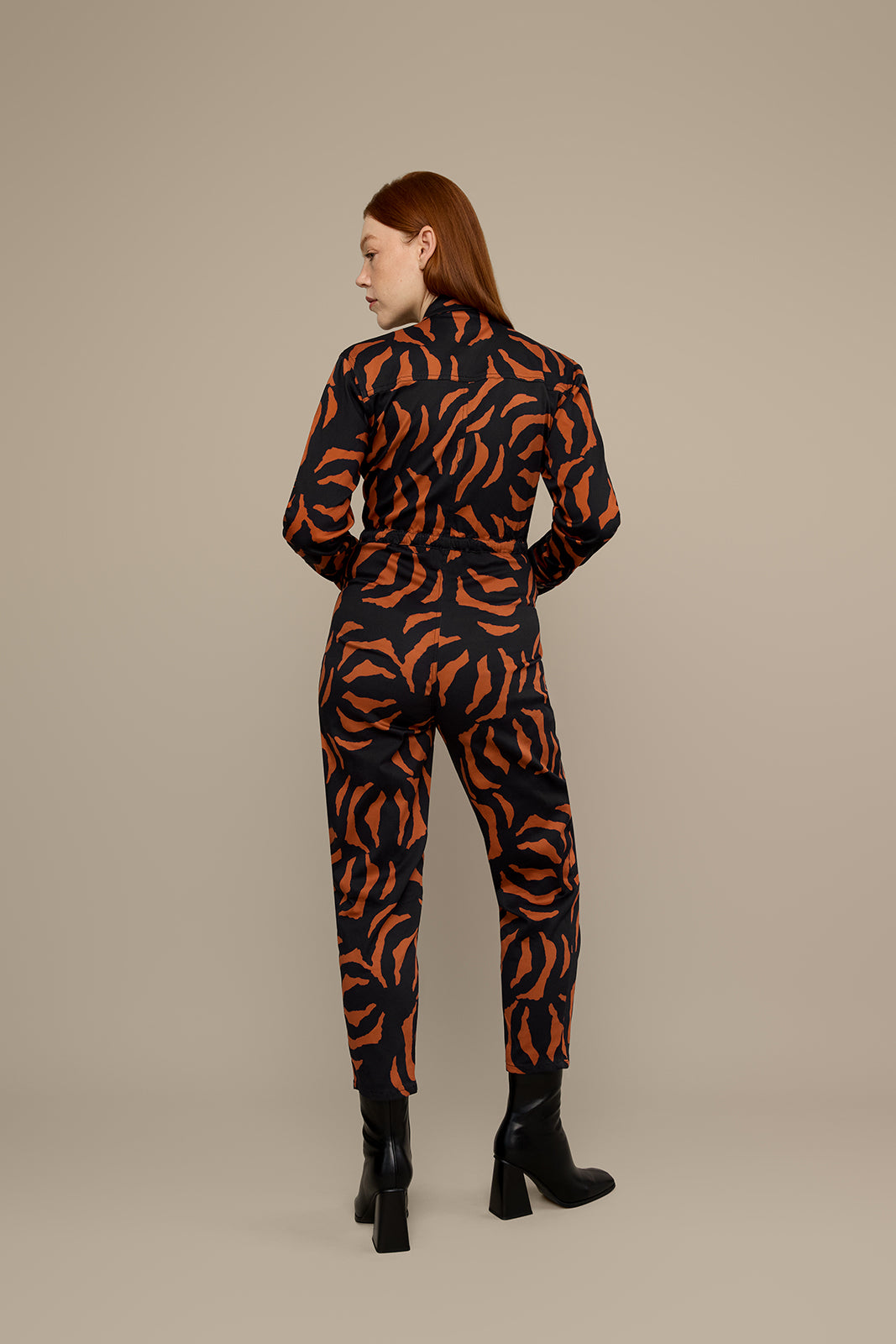 Tiger Long Sleeve Jumpsuit