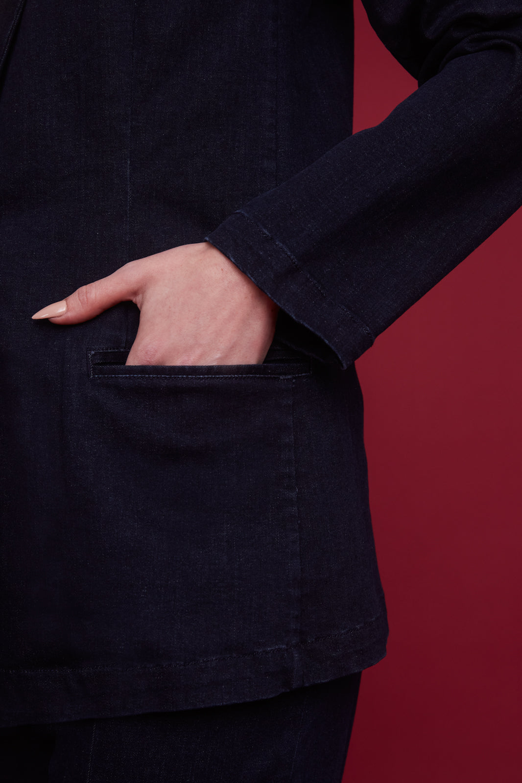Midnight Denim Blazer