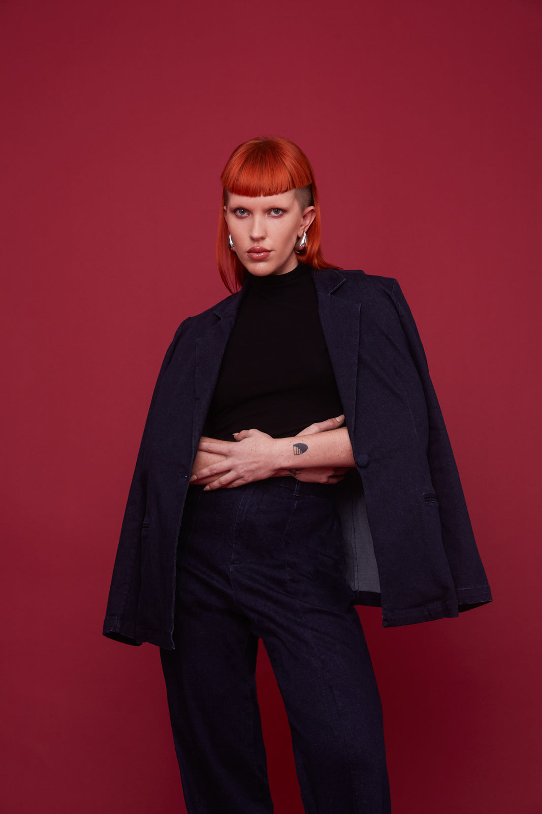 Midnight Denim Blazer