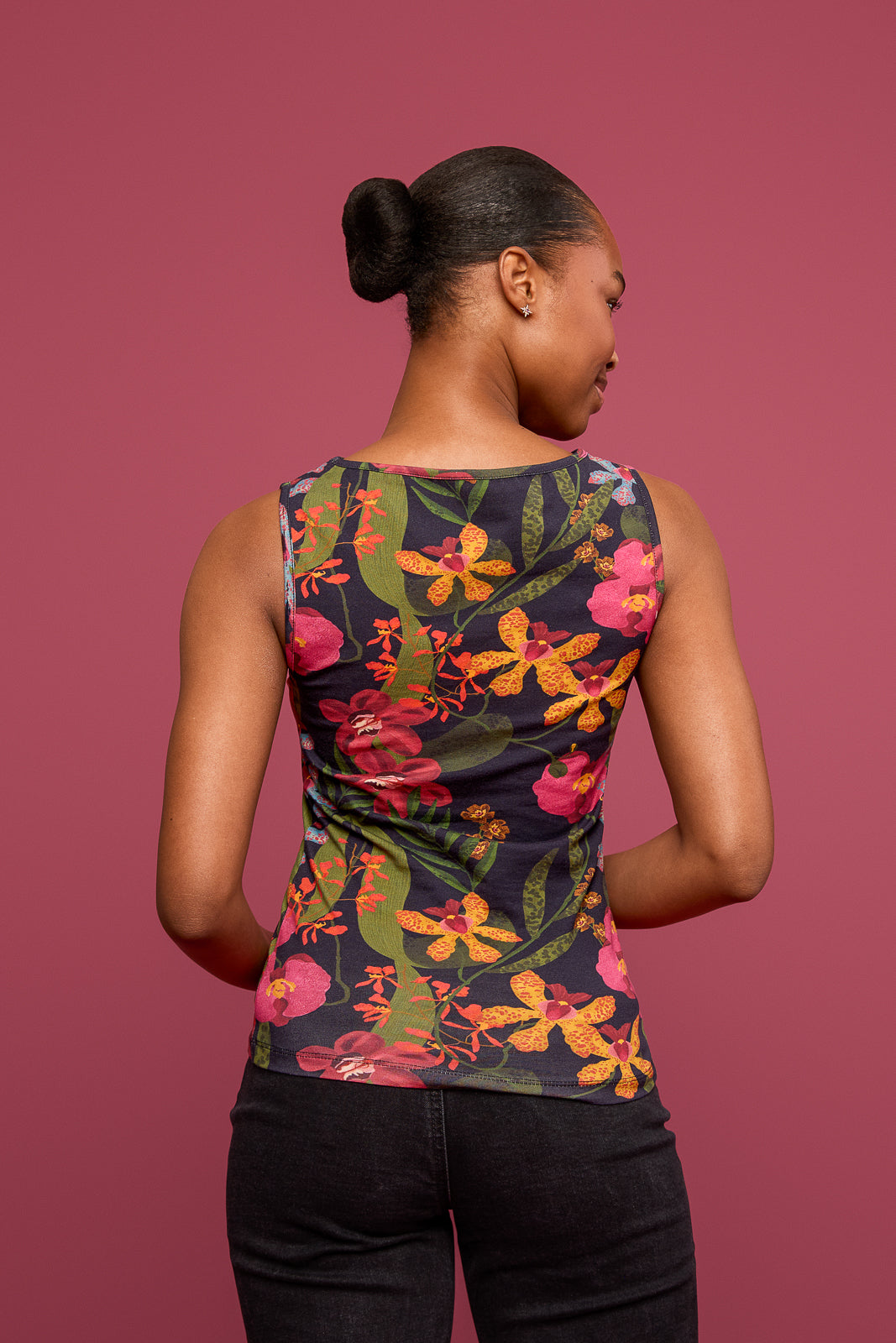 Orchid Boatneck Top