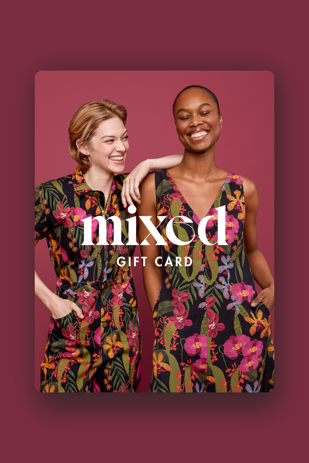 Mixed gift card