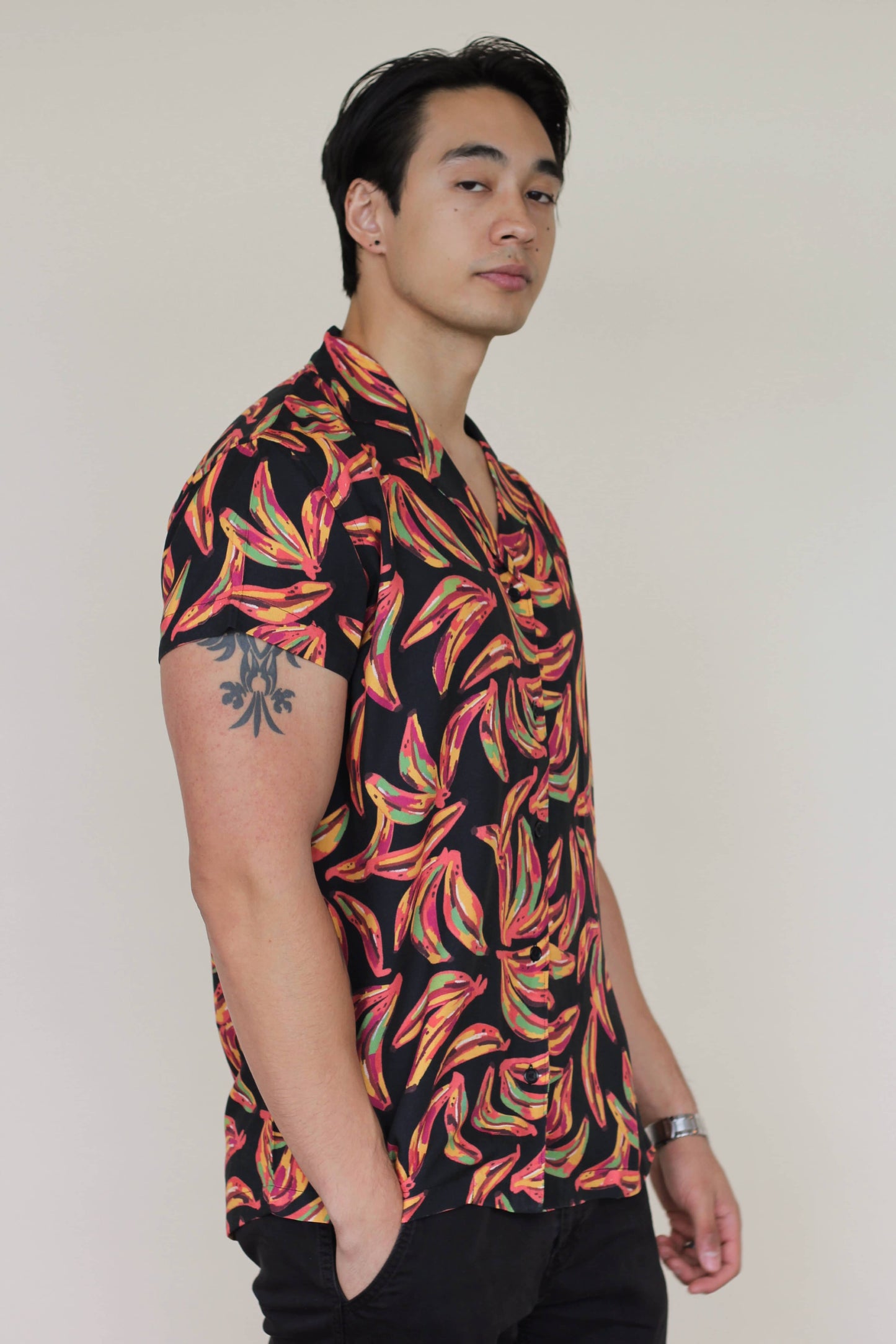 Plantain Party Lapel Shirt