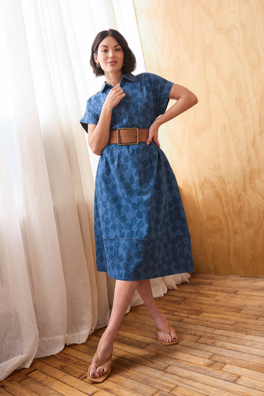 Remi Dress in Sakura Denim