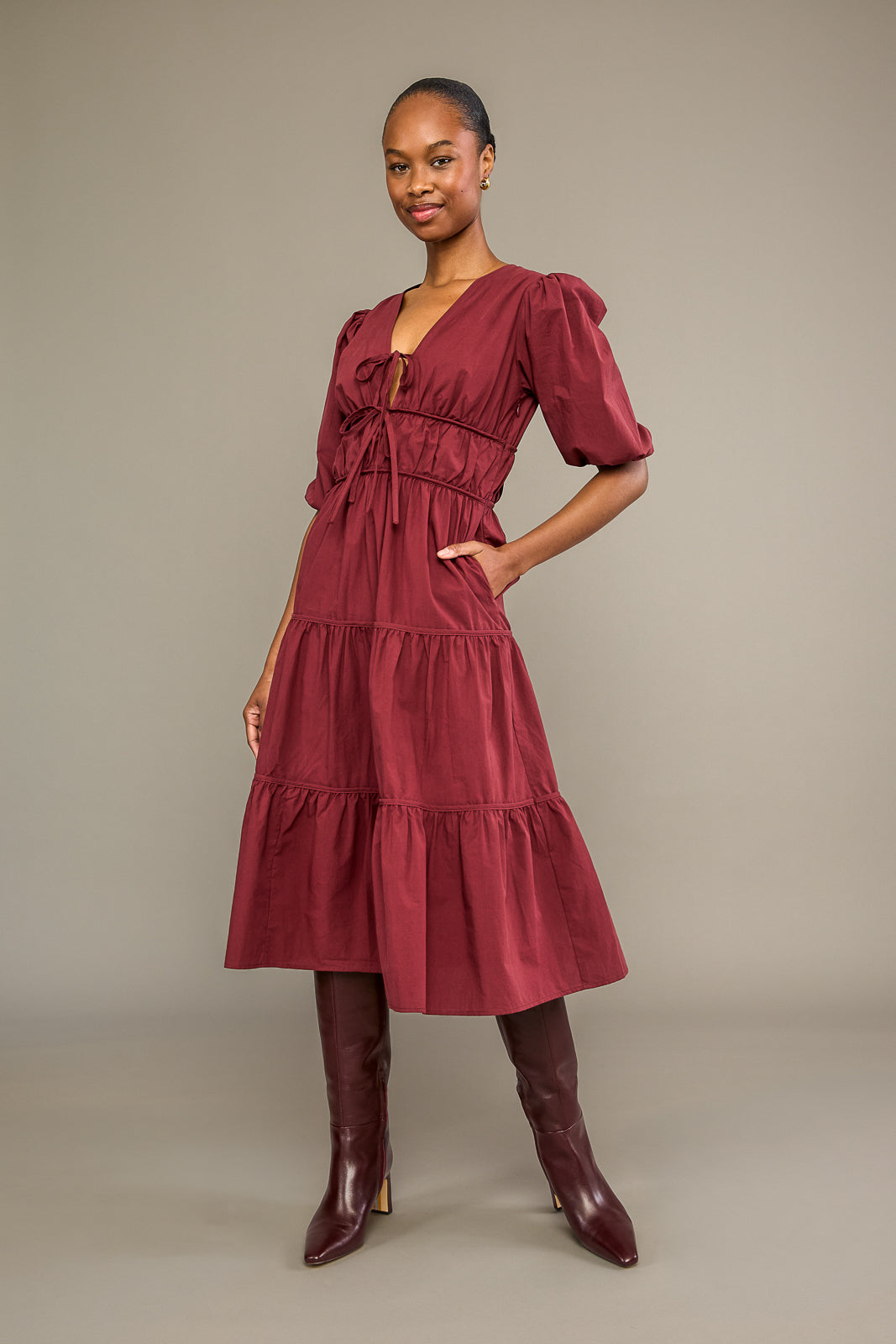 Saba Dress in Sumac