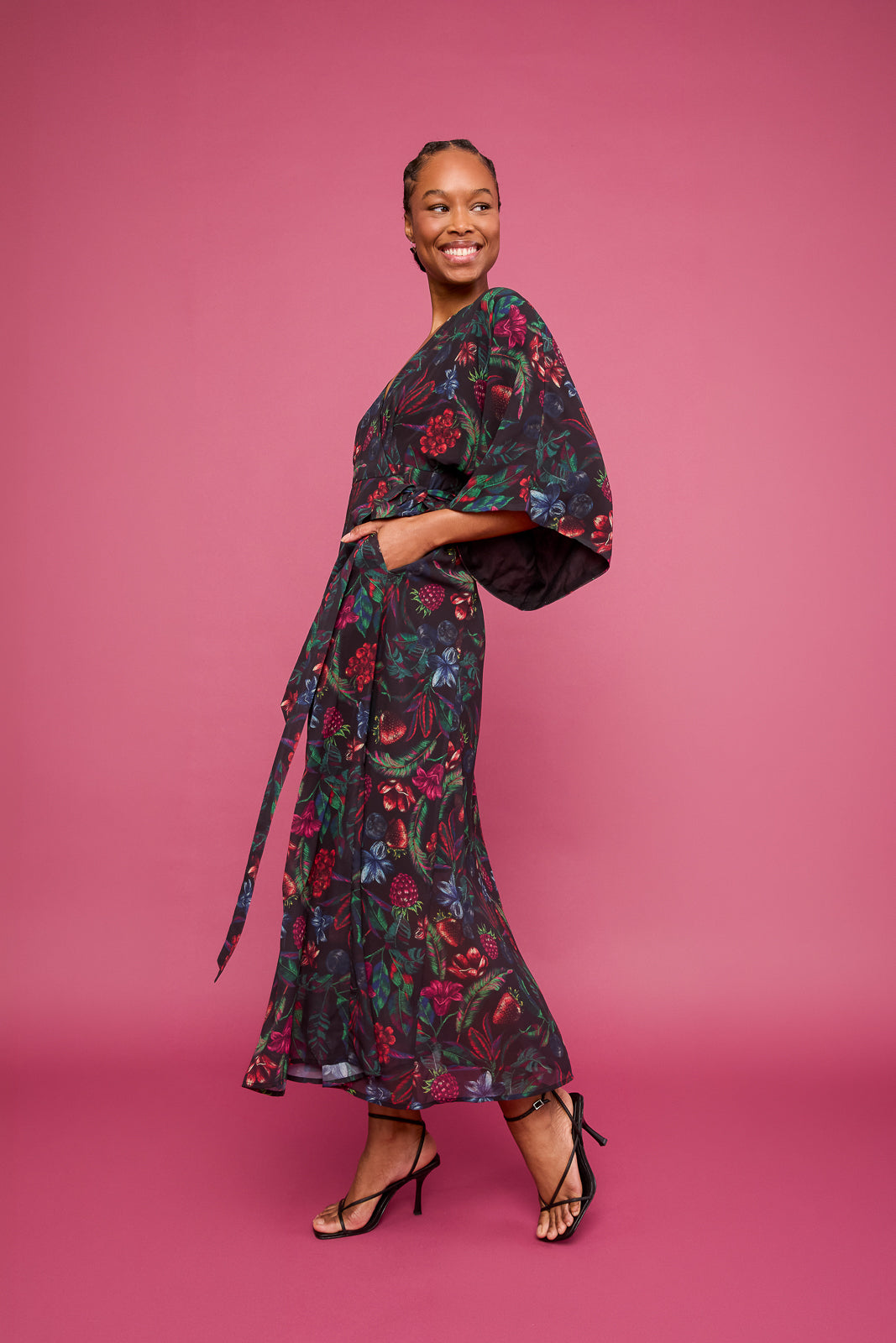 Maxi Dress in Juniper – Mixed by Nasrin