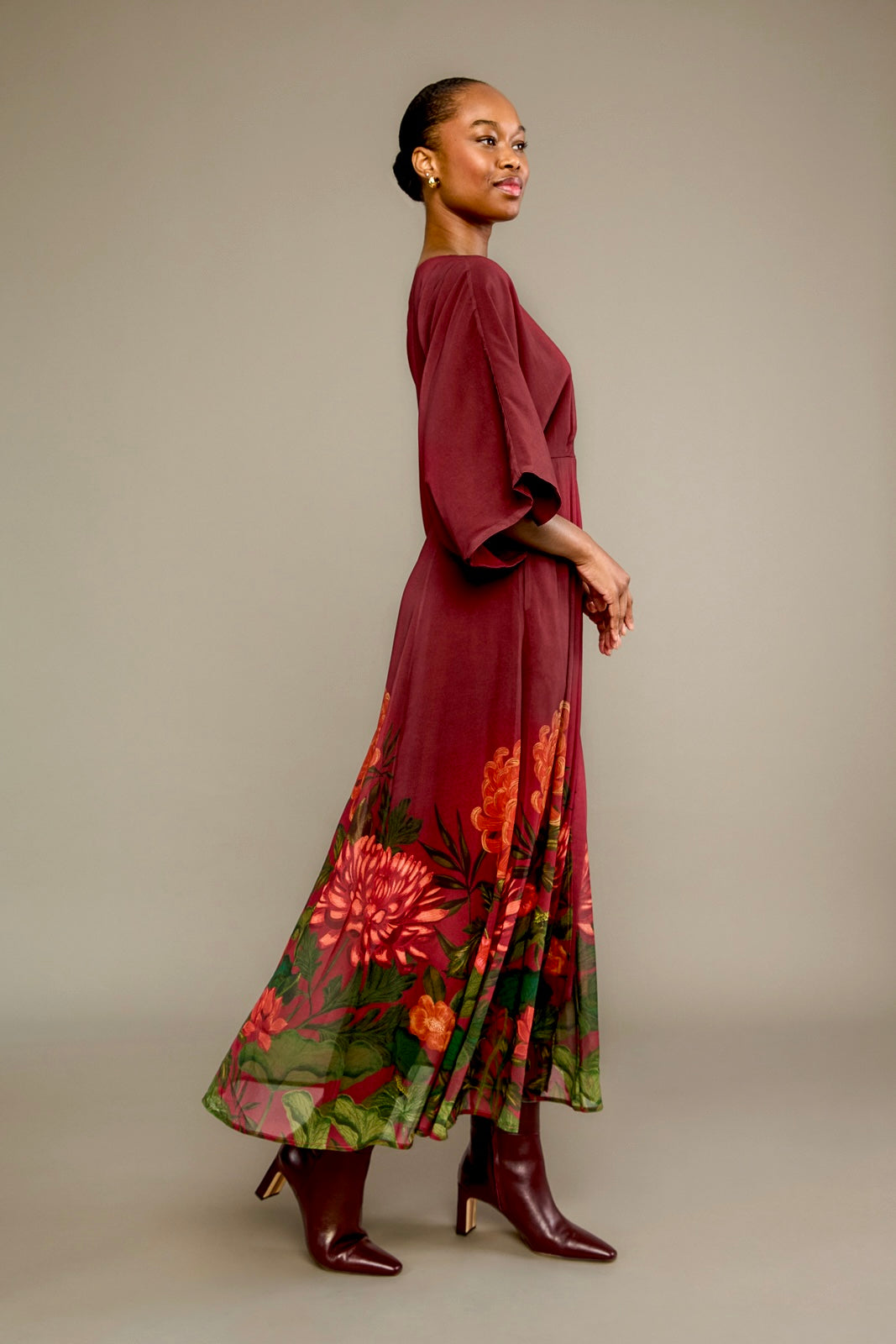 Maxi Dress in Chrysanthemum
