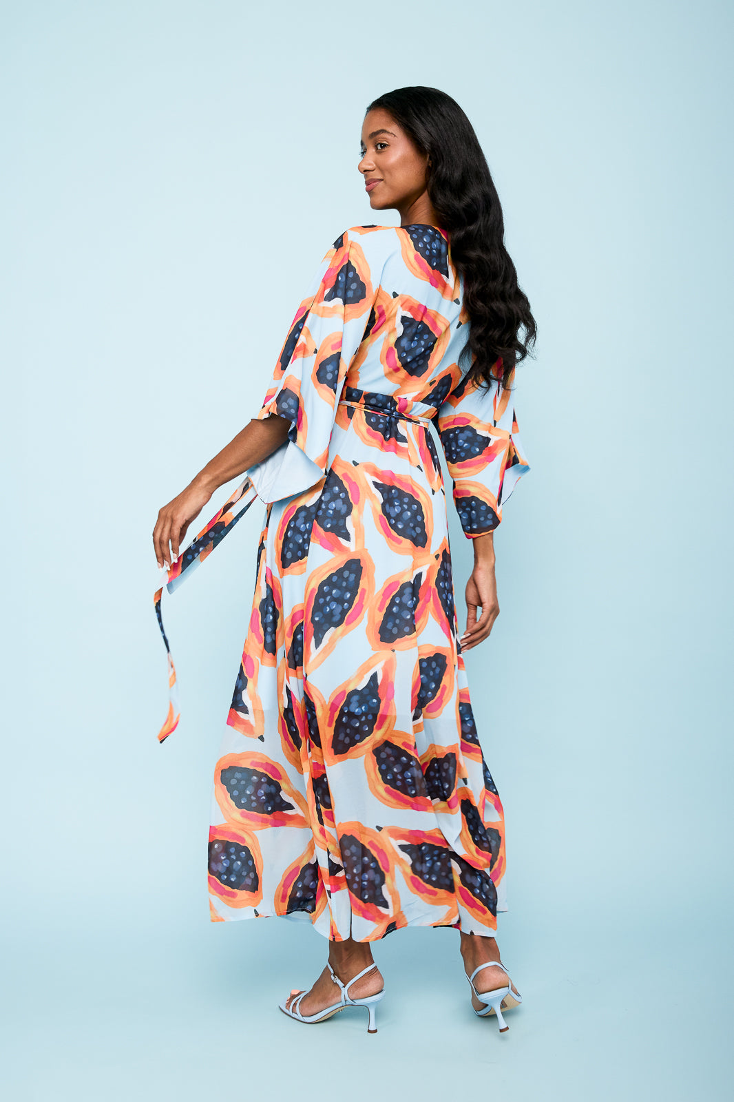 Maxi Dress in Papaya