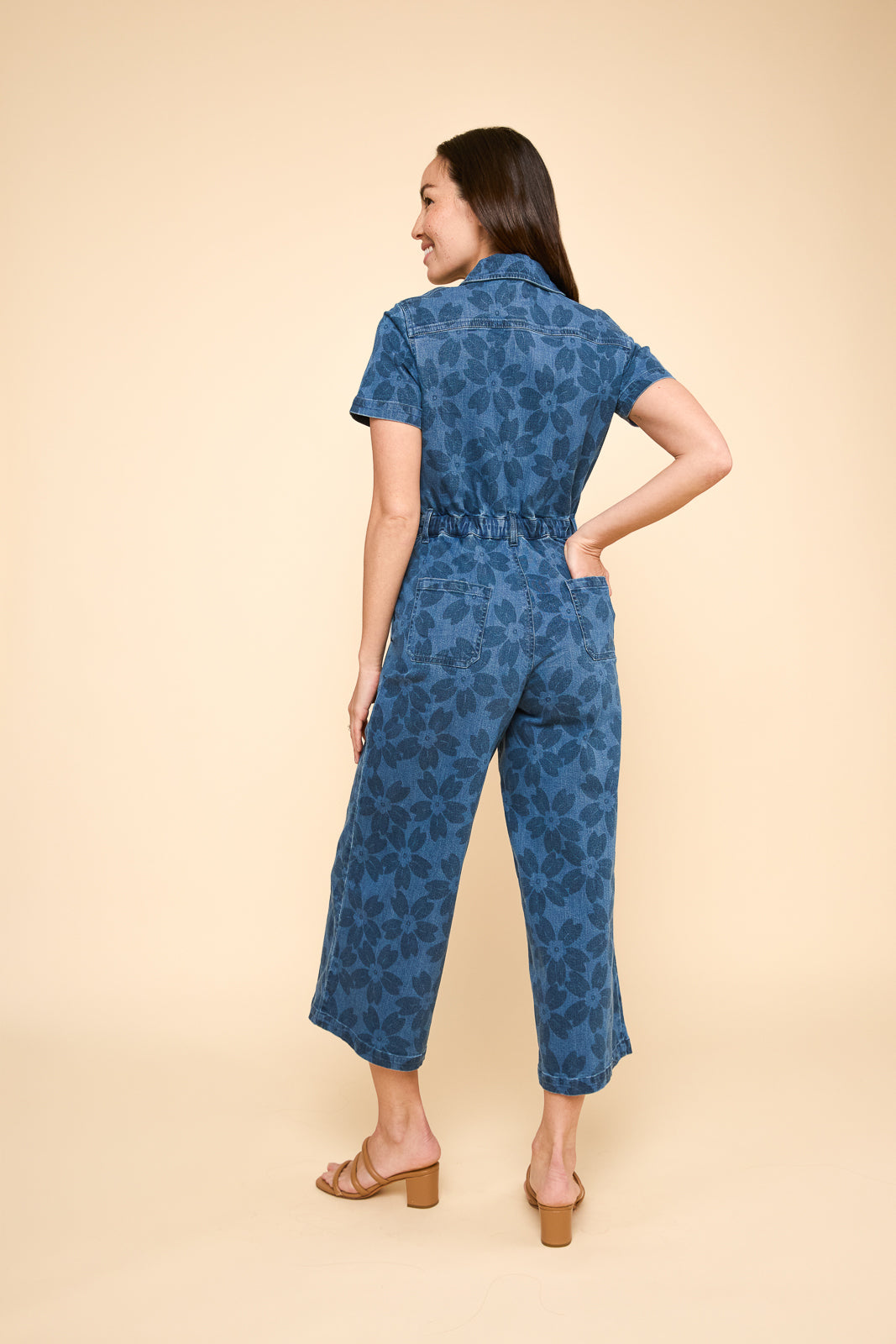 Quincy Jumpsuit in Sakura Denim – Mixed by Nasrin