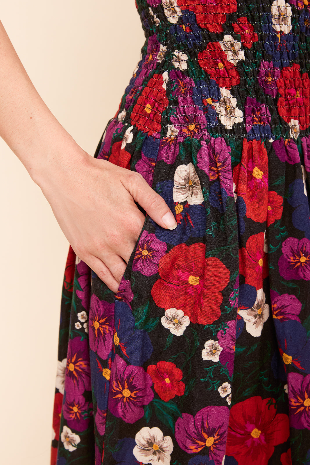 Maeve Dress in Pansy Mixed by Nasrin Maeve Dress in Pansy Mixed by Nasrin