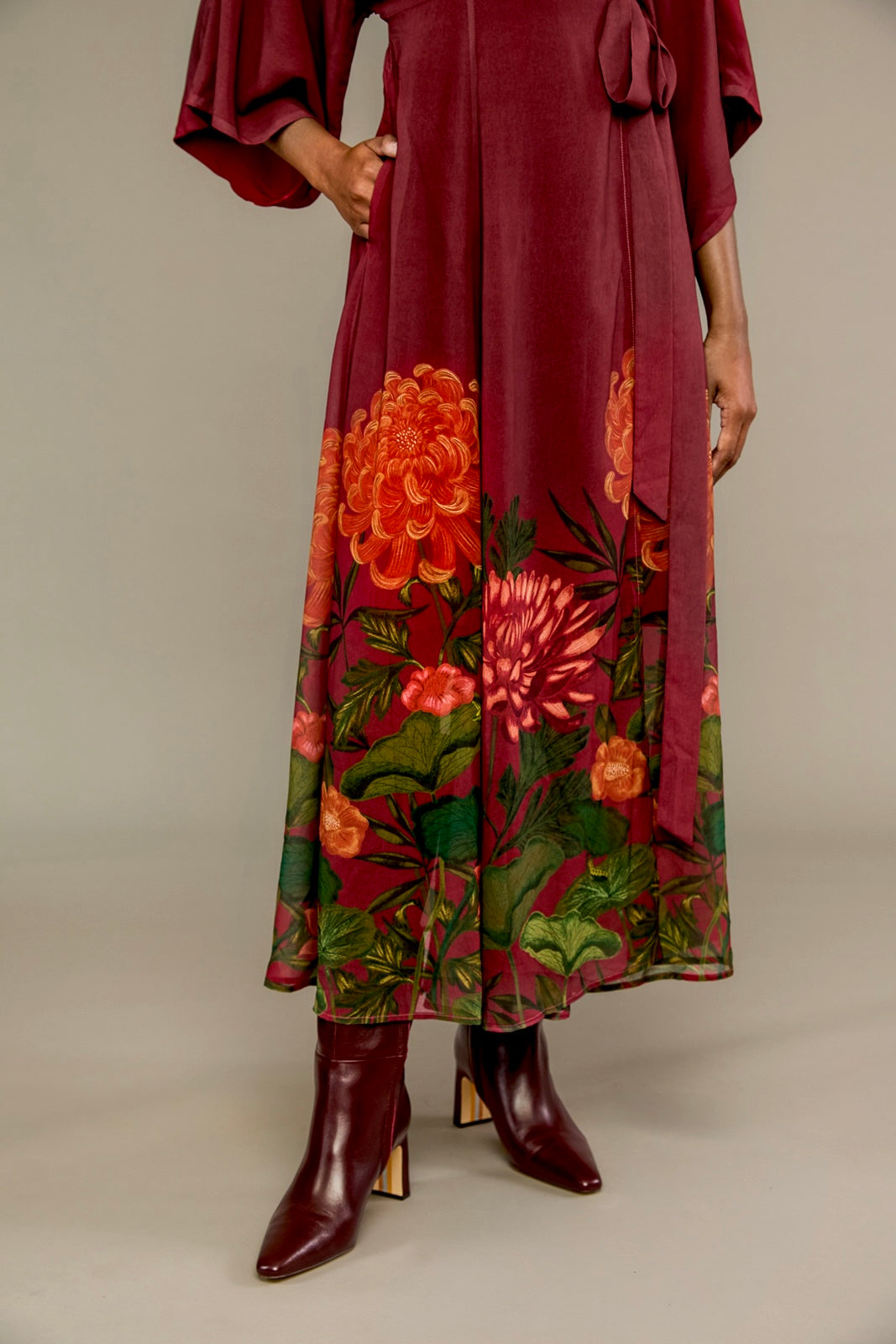 Maxi Dress in Chrysanthemum