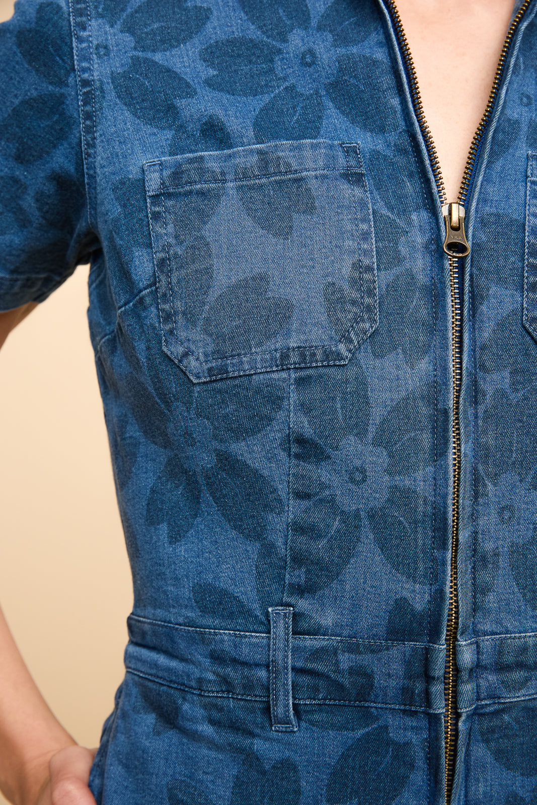 Quincy Jumpsuit in Sakura Denim – Mixed by Nasrin