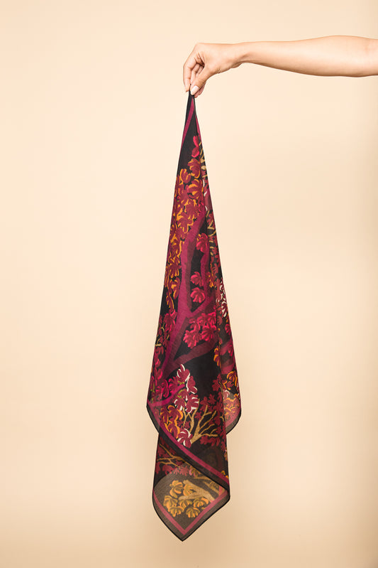 Forest Silk Scarf