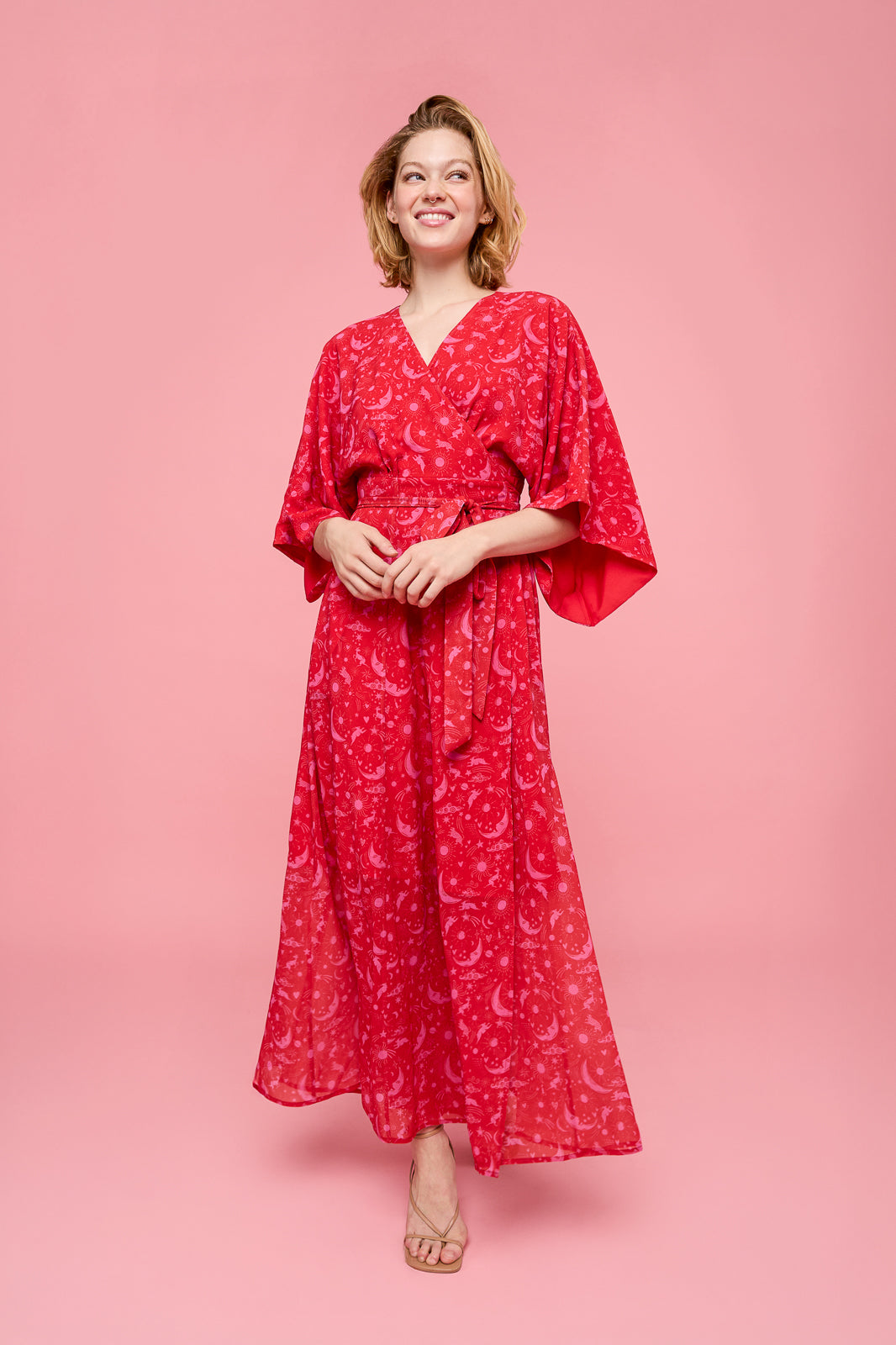 red mixed neon floral maxi dress Buy Kew Collection Bright Floral Occasion Long Sleeve Wrap Midi Dress from Next USA