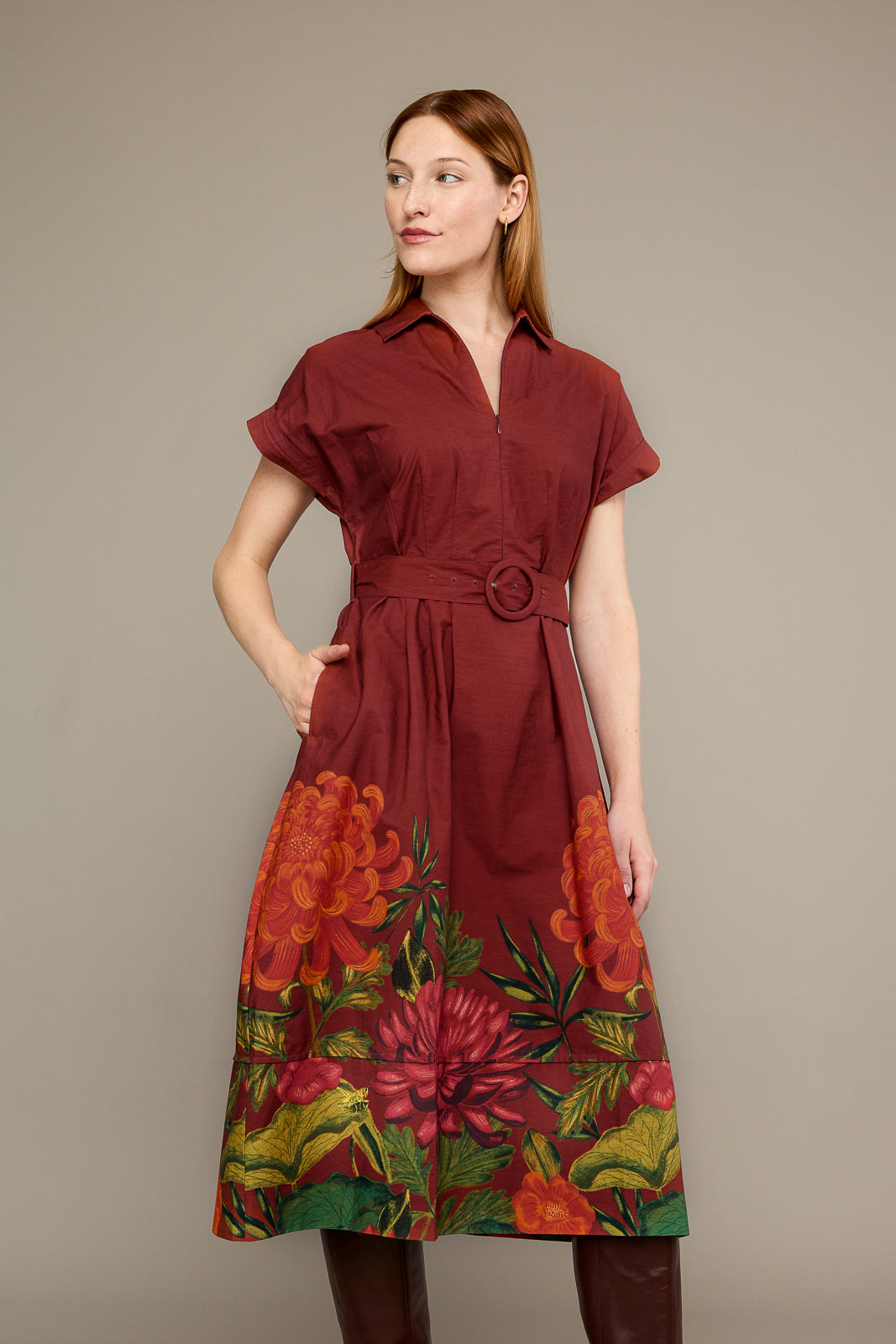 Remi Dress in Chrysanthemum