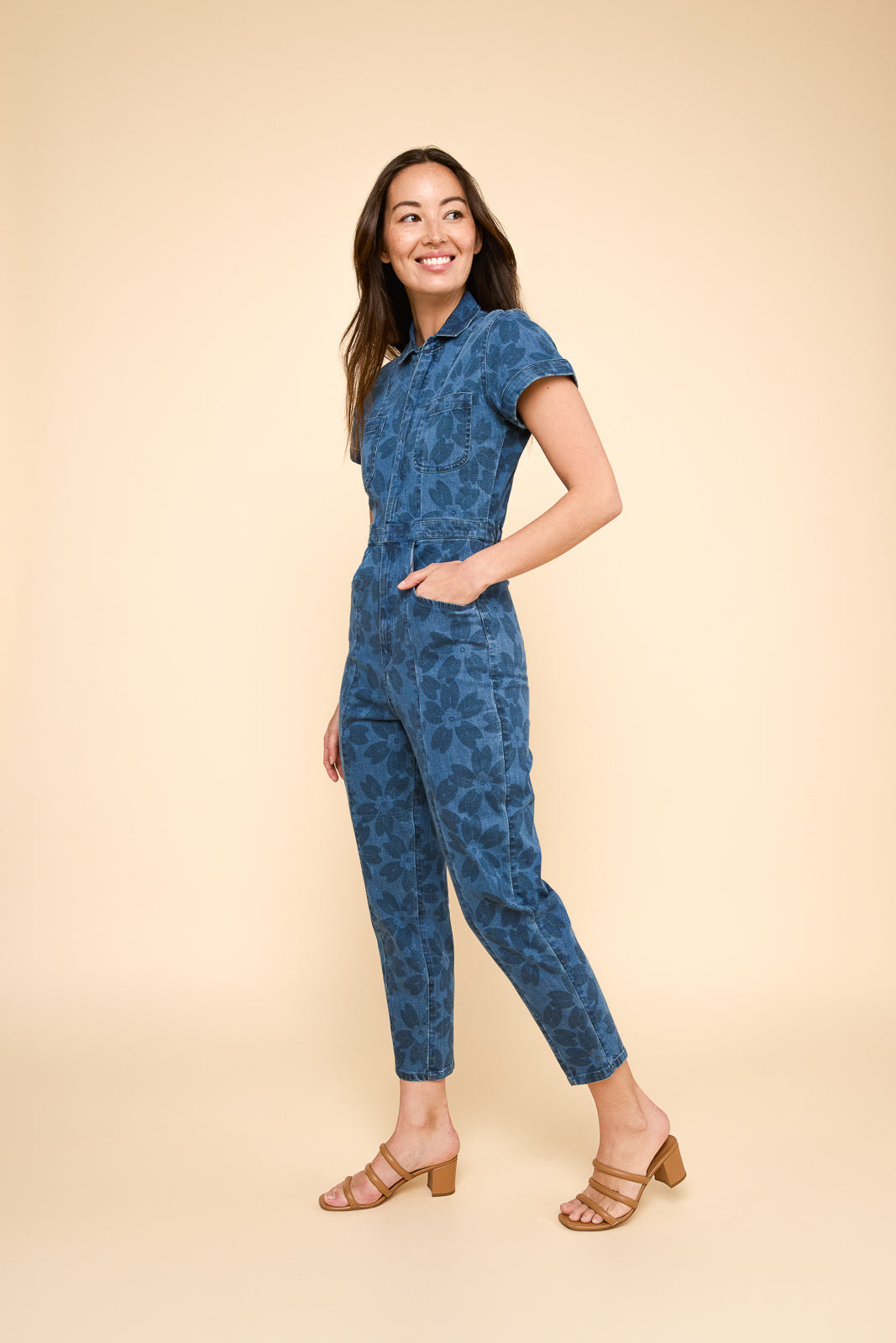 Classic Jumpsuit in Sakura Denim – Mixed by Nasrin