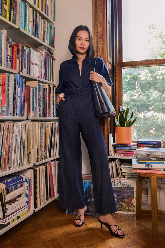 Rachel Jumpsuit in Denim
