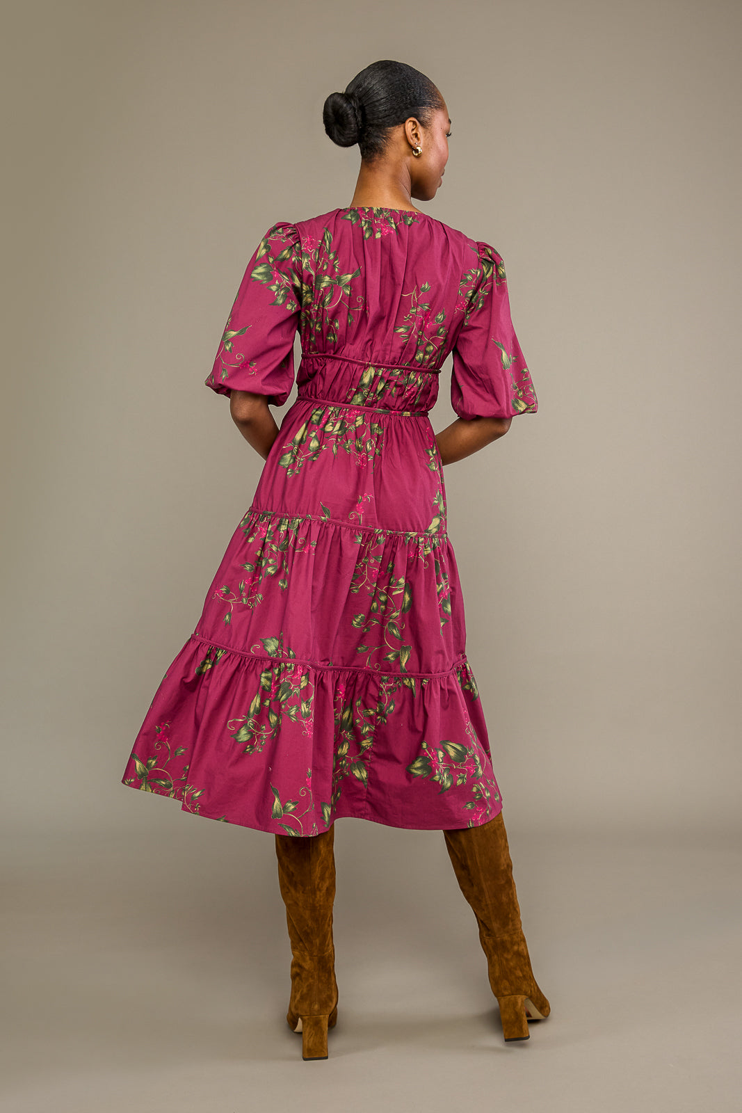 Saba Dress in Currant