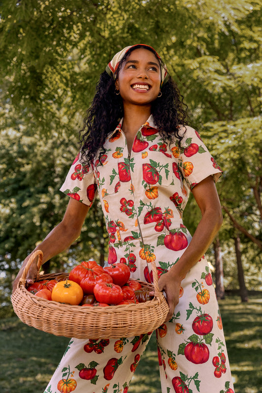 Quincy Jumpsuit in Pomodoro