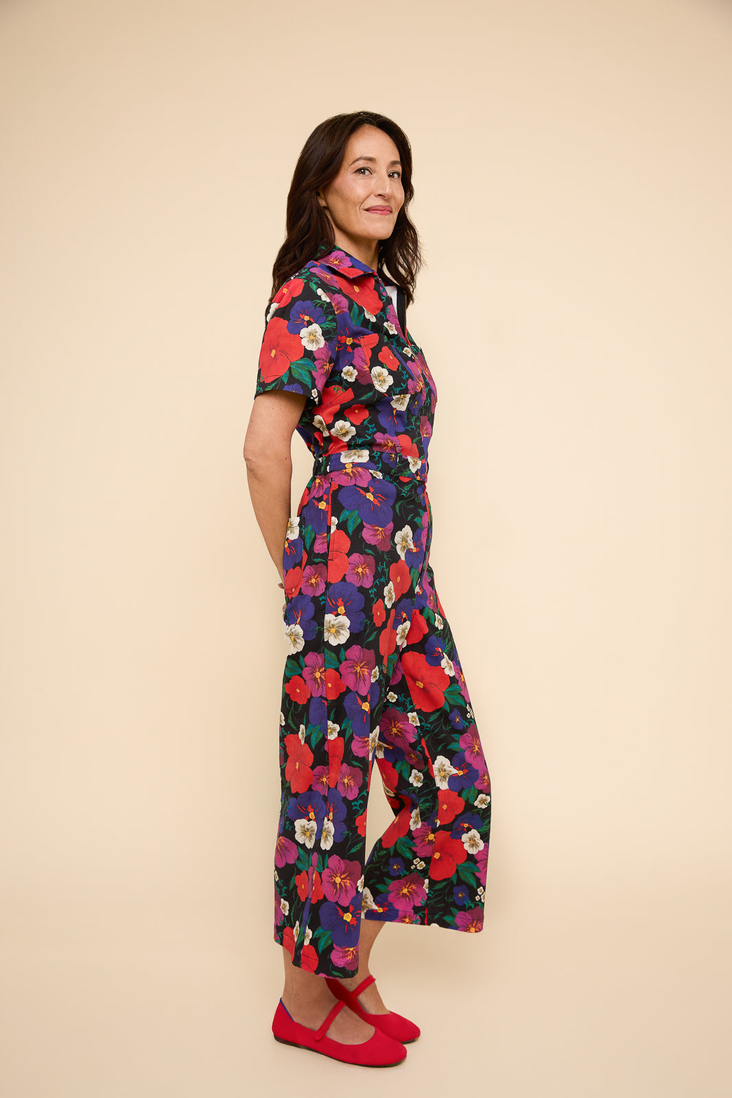 Quincy Jumpsuit in Pansy – Mixed by Nasrin