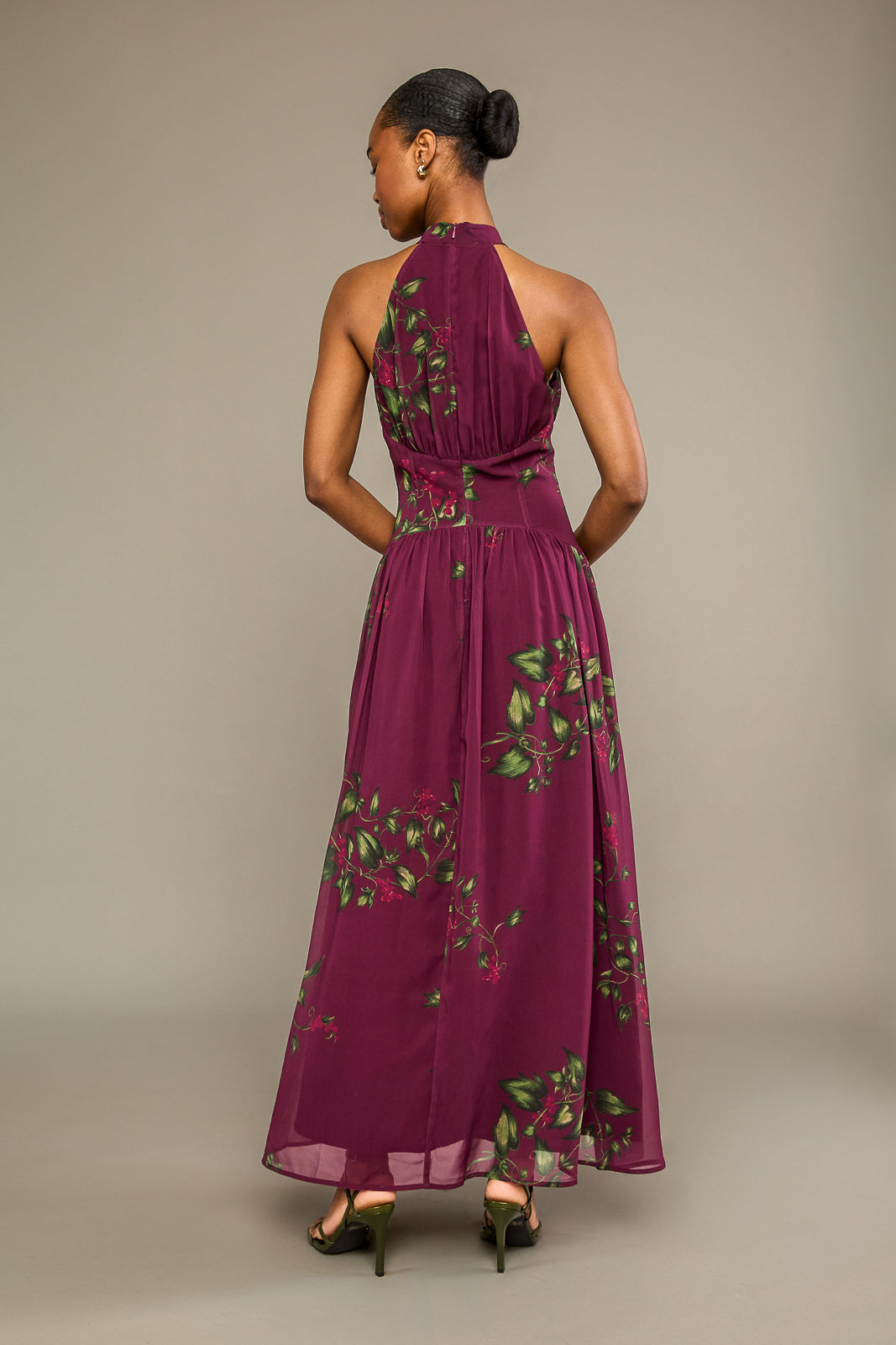 Cherene Dress in Currant
