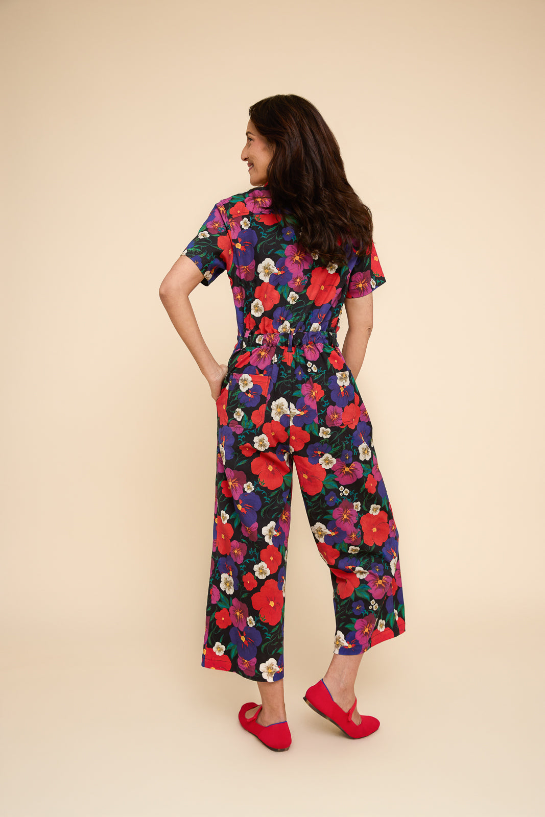 Quincy Jumpsuit in Pansy