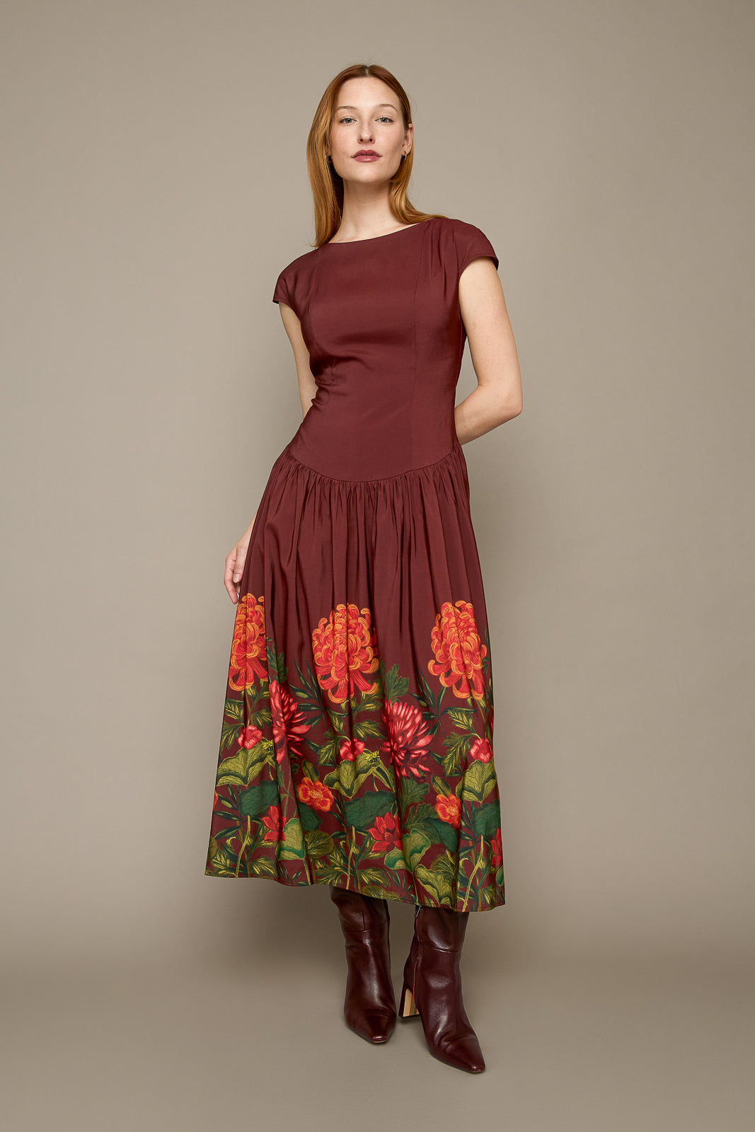 Sherry Dress in Chrysanthemum