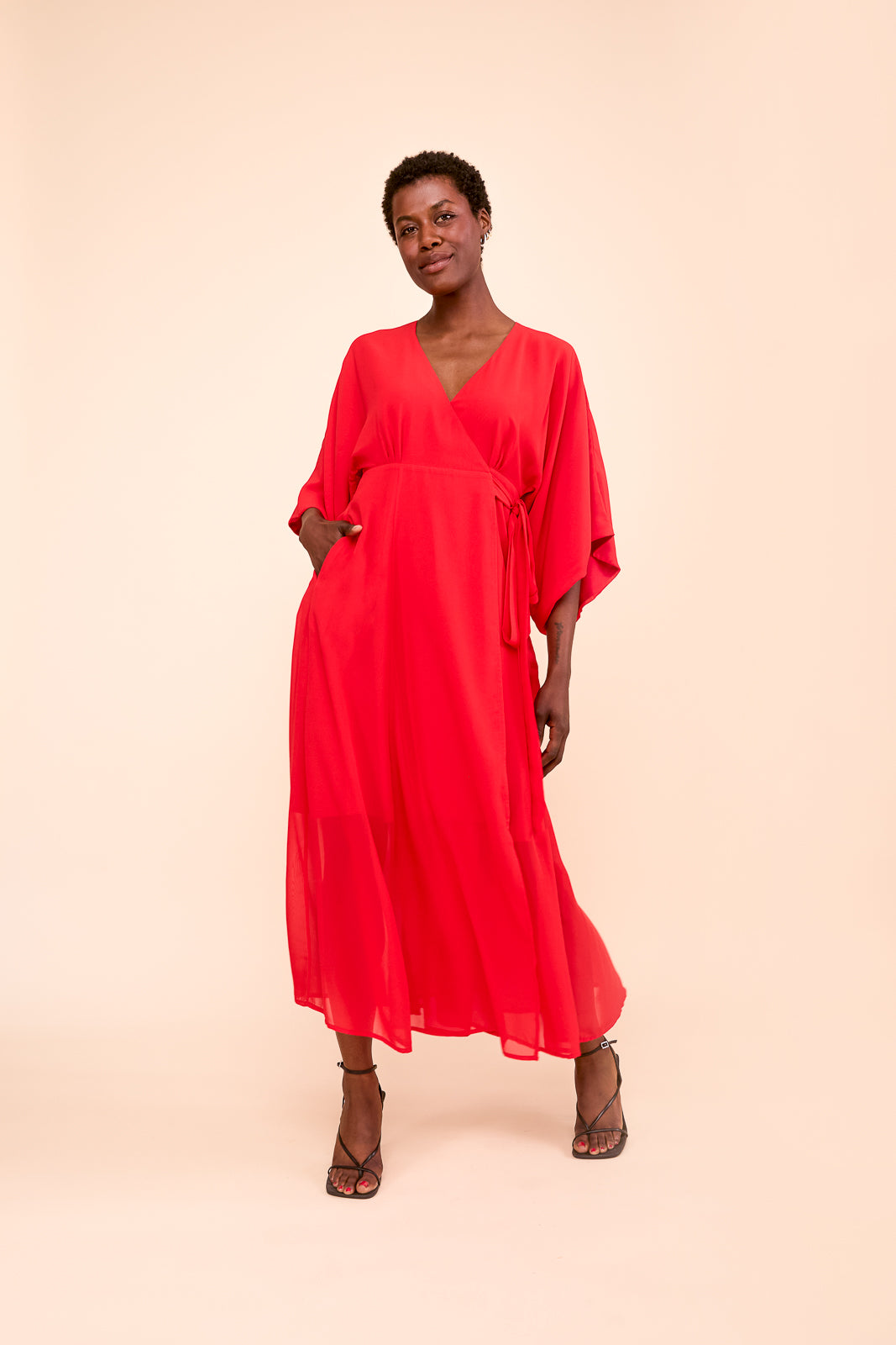 Maxi Dress in Cherry