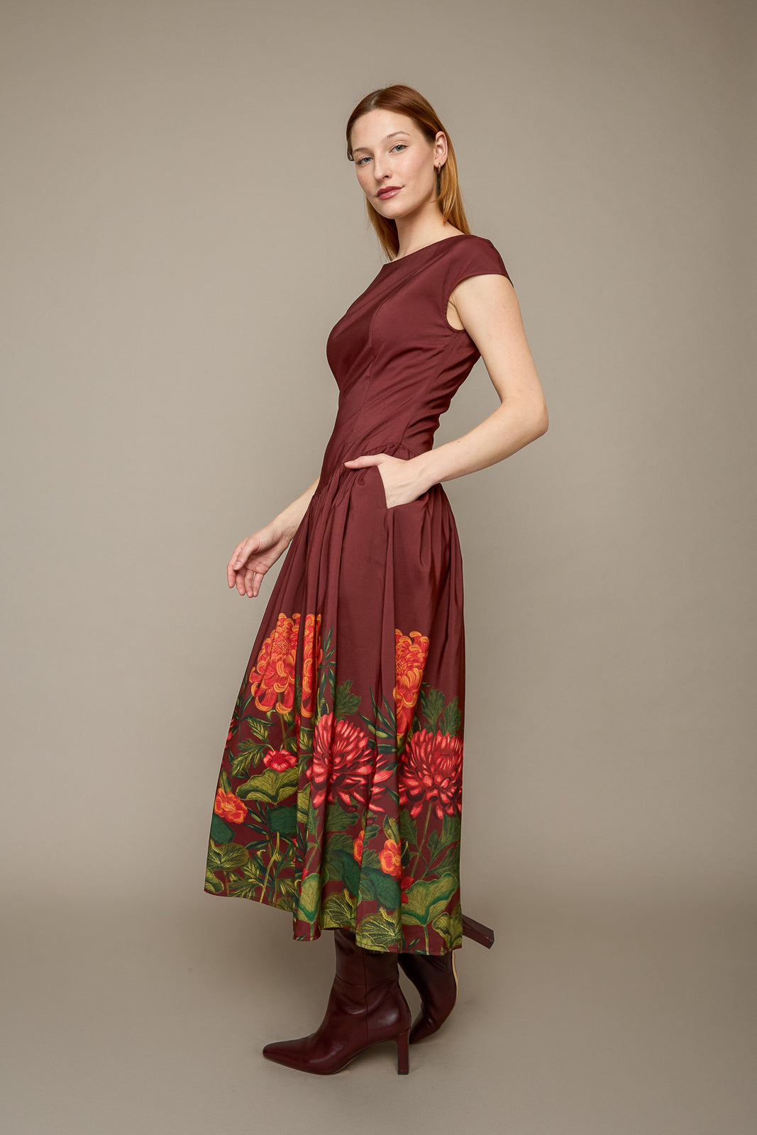 Sherry Dress in Chrysanthemum