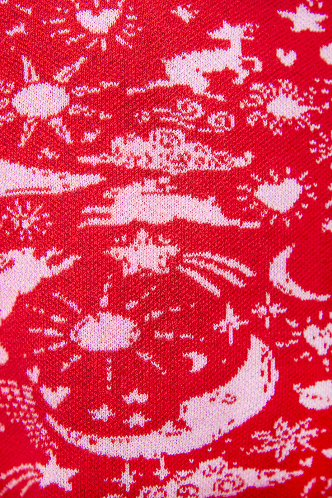 Cardigan in Red Celestial