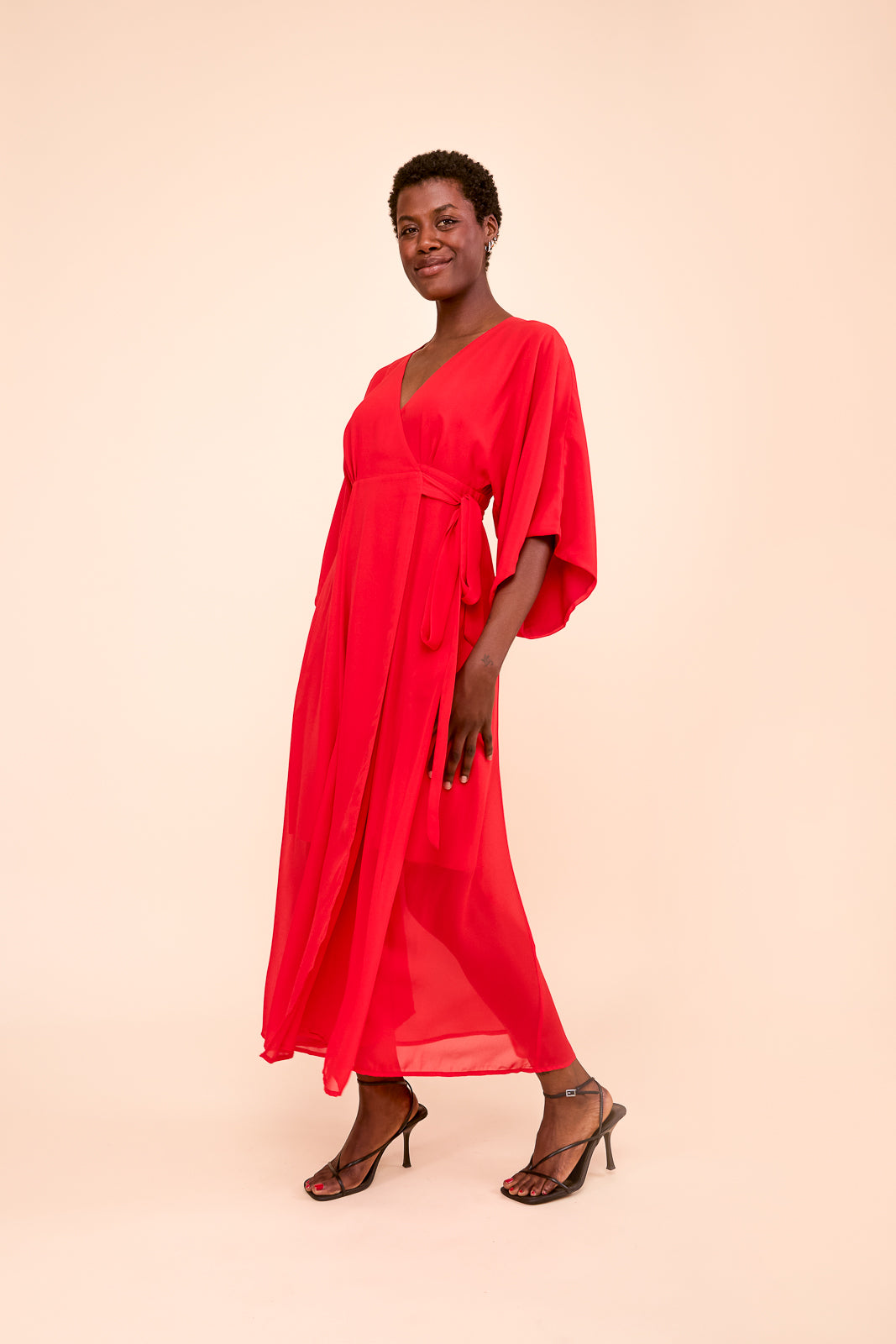 Maxi Dress in Cherry