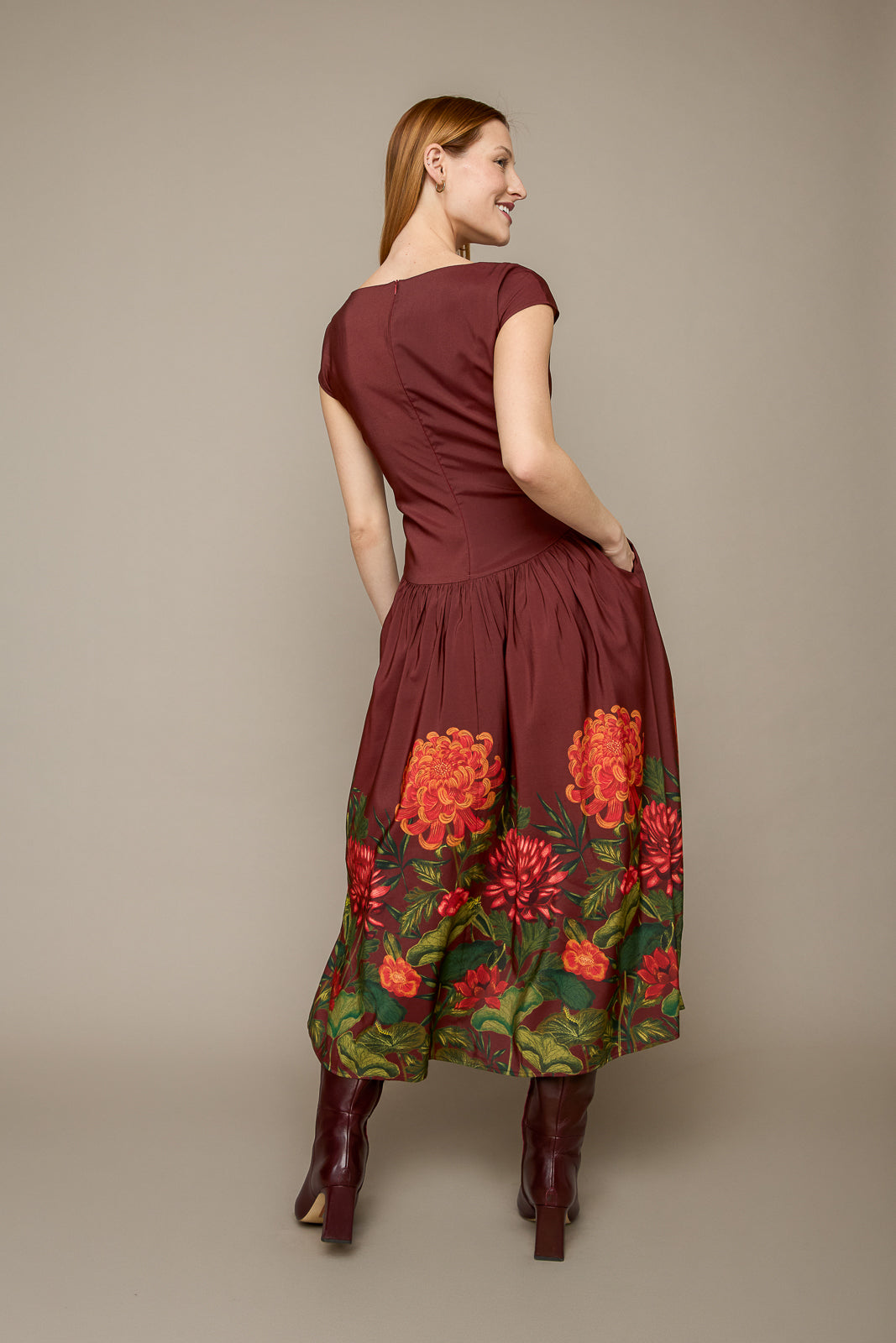 Sherry Dress in Chrysanthemum