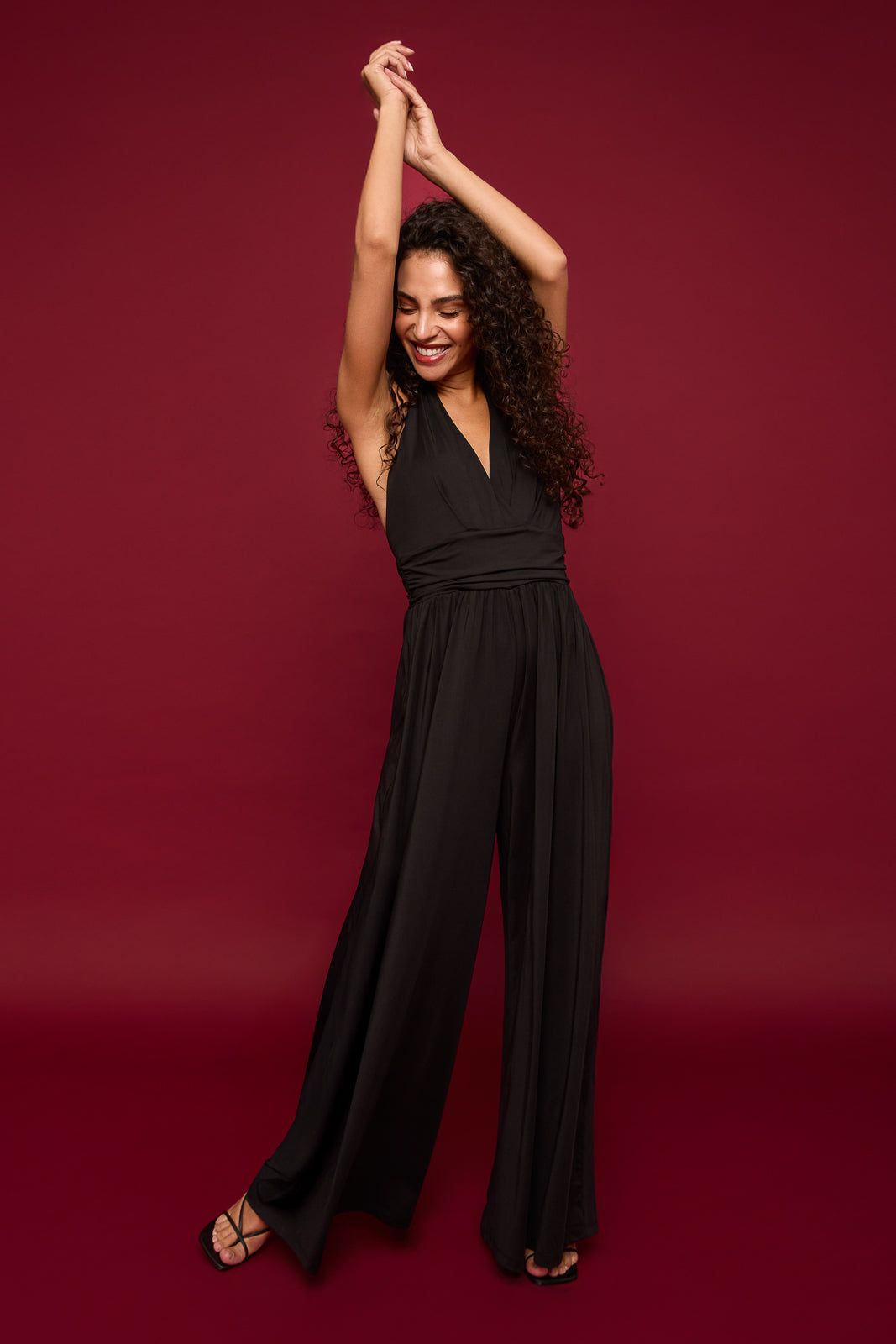 THE SHISHIKUI Jumpsuit ブラック Indira Jumpsuit in Black – Mixed by Nasrin
