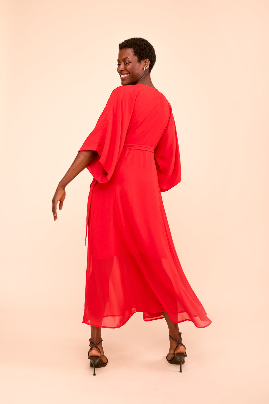 Maxi Dress in Cherry