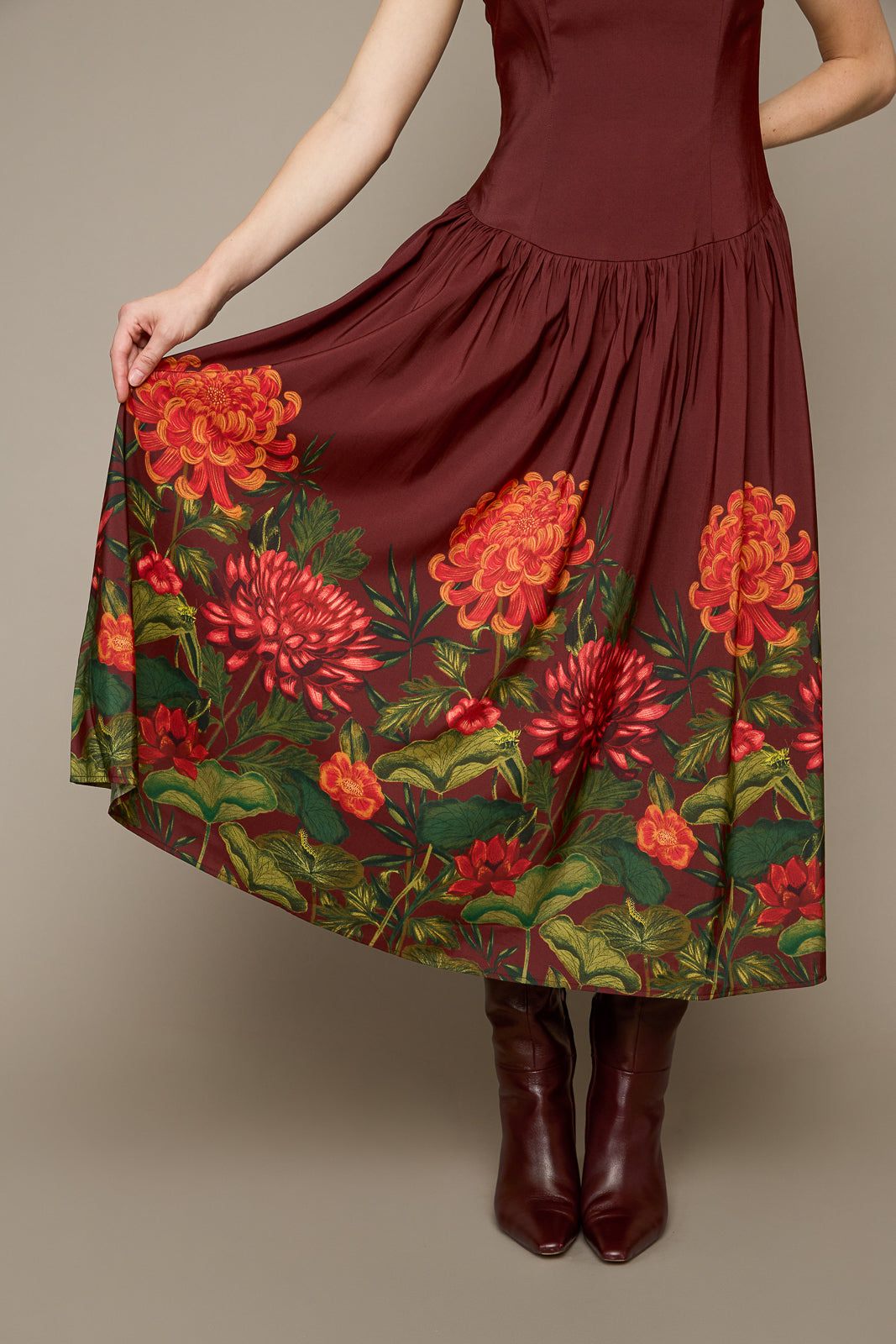 Sherry Dress in Chrysanthemum