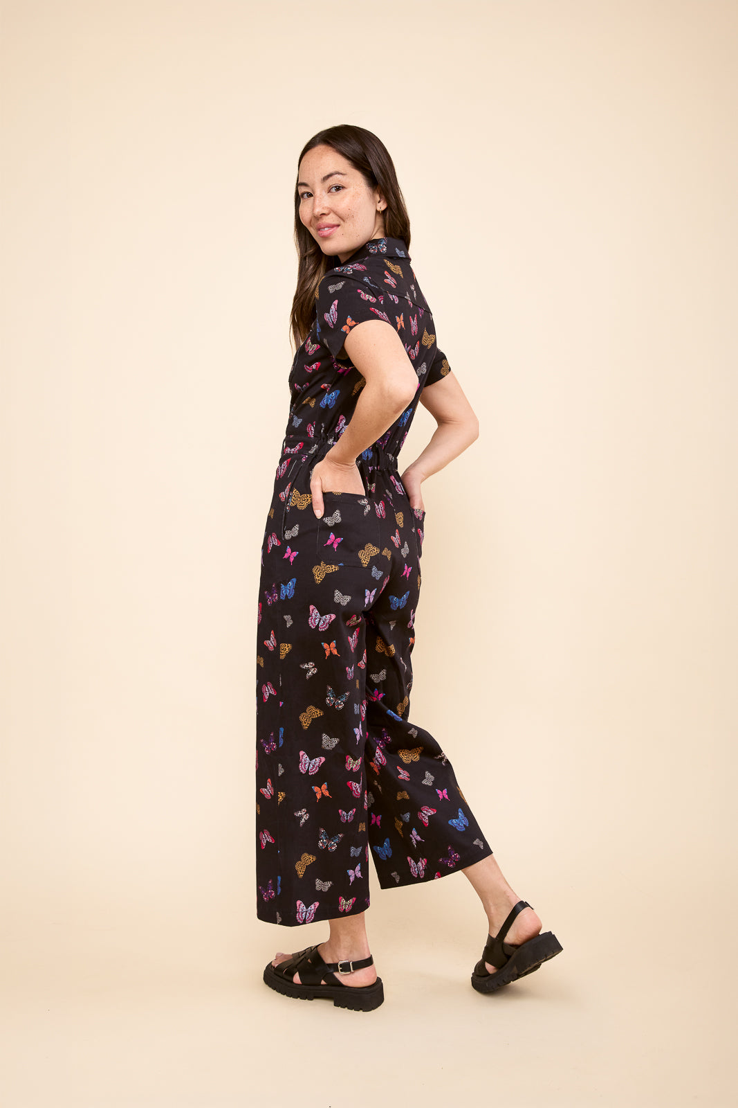 Quincy Jumpsuit in Butterfly